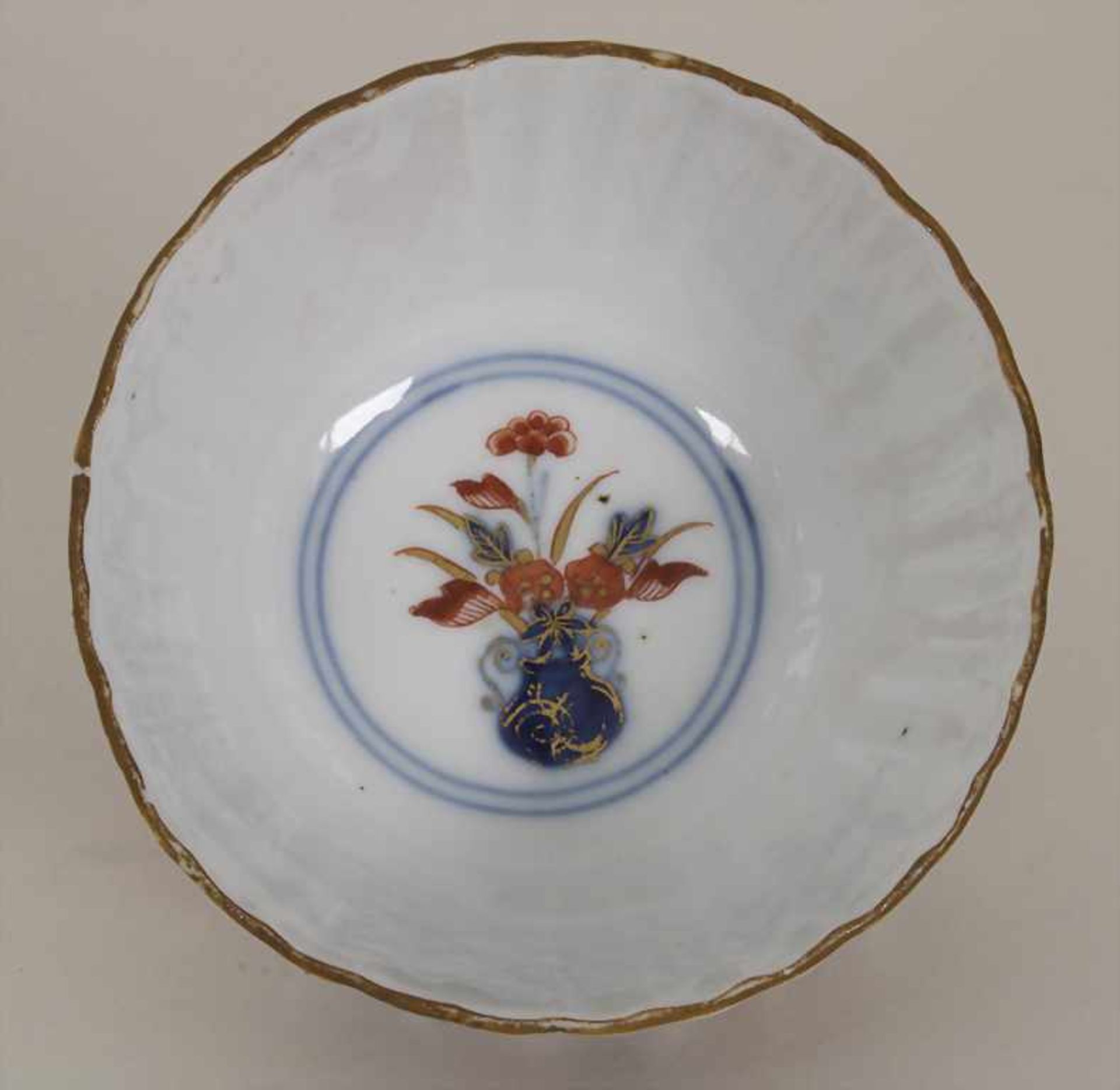 Koppchen mit Unterschale / A cup and saucer, Meissen, um 1735Material: Porzellan, polychrom - Bild 9 aus 12