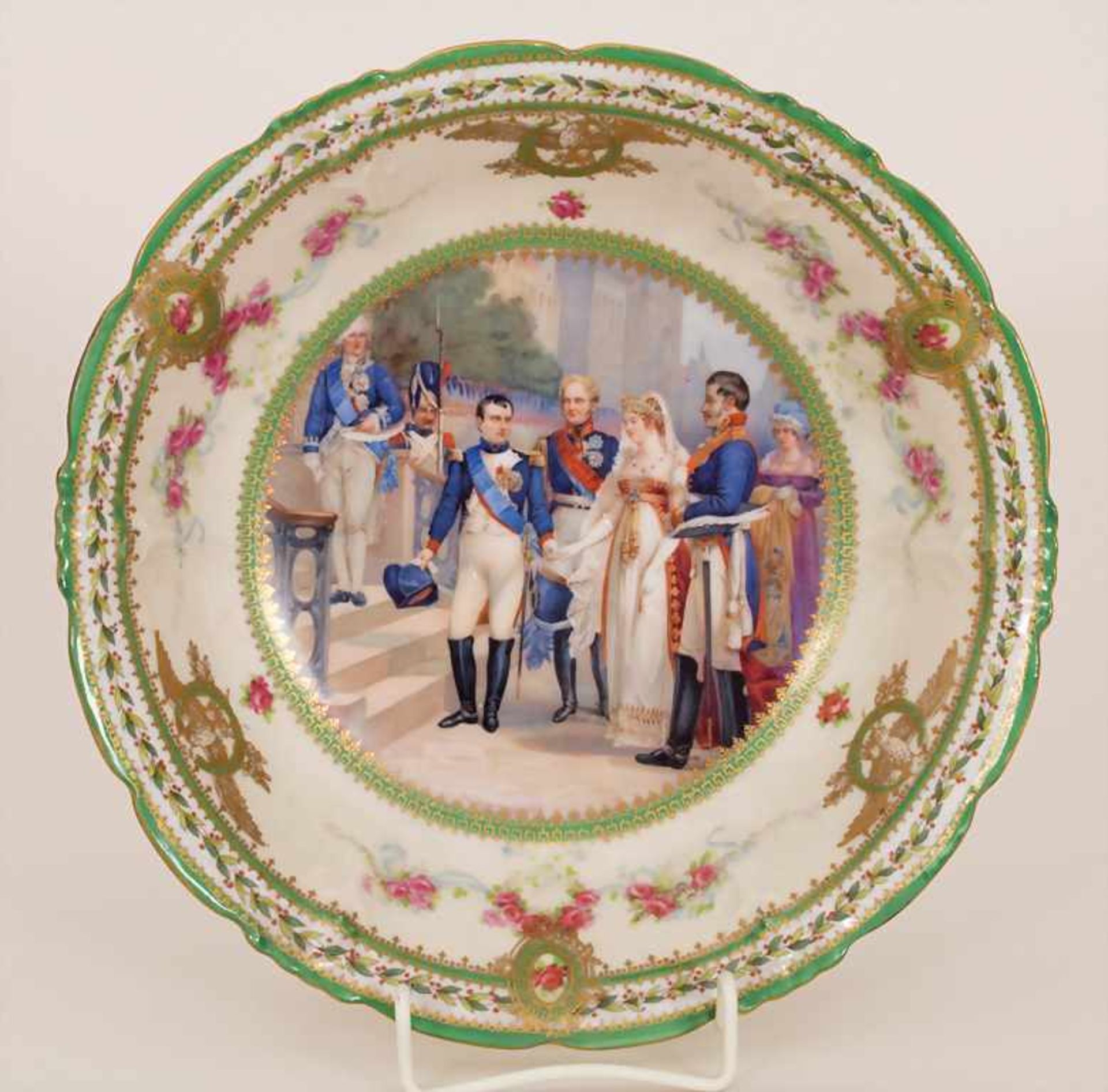 Prunkschale 'Napoléon 1er et la Reine de Prusse' / A splendid bowl depicting Napoleon I. and the