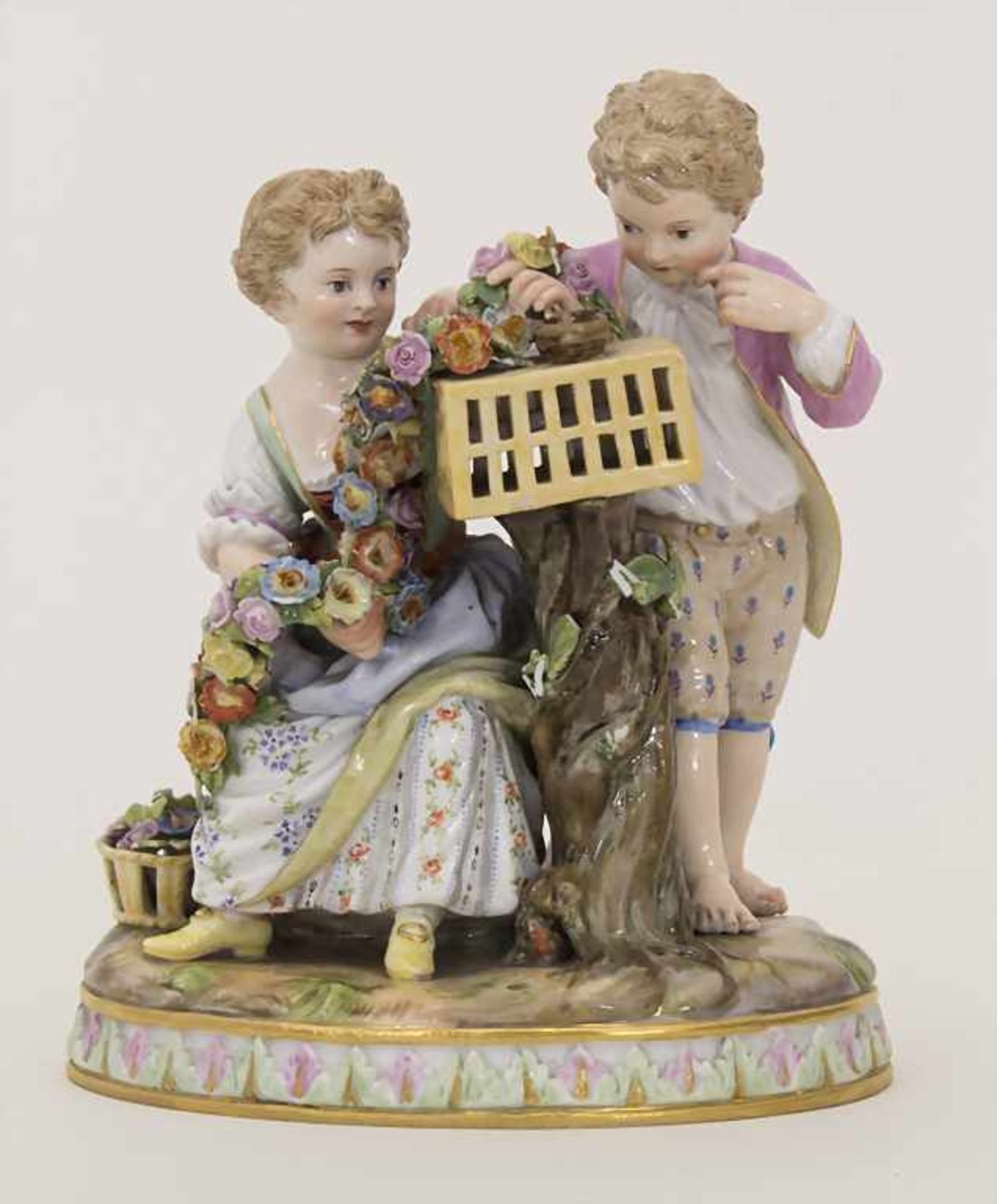 Gärtnerkinder 'Der Frühling' / Gardener's children 'The spring', Meissen, 1860-1924Material: