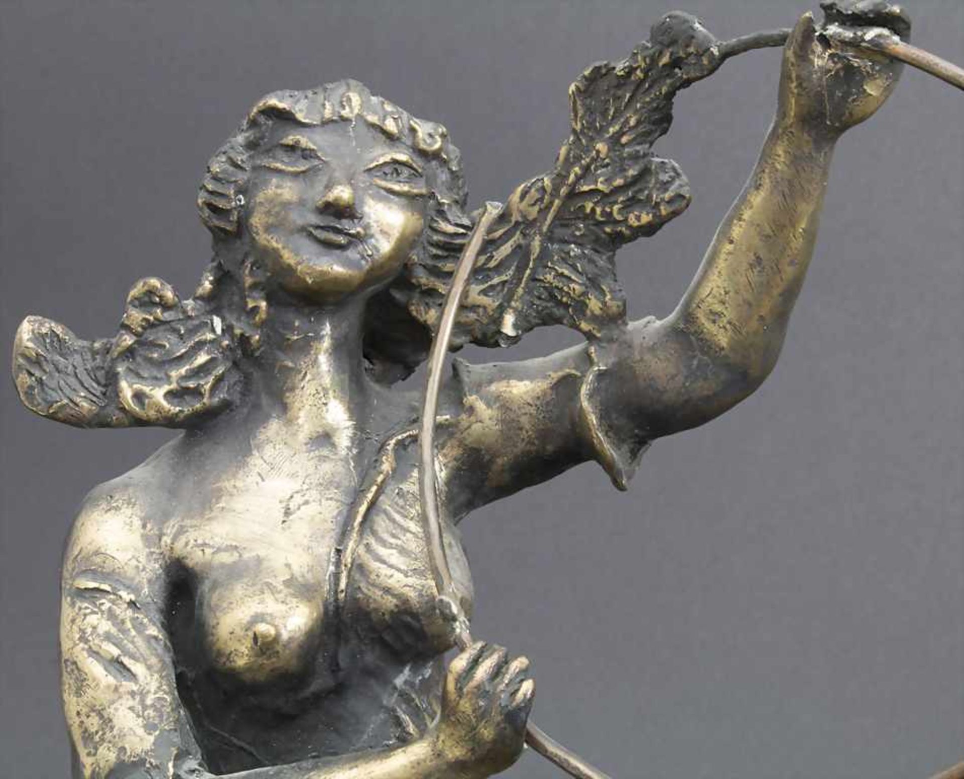 Bele Bachem (1916-2005), 'Akrobatin mit Reif' / 'An acrobat girl with hoop'Technik: Bronze, - Image 5 of 6