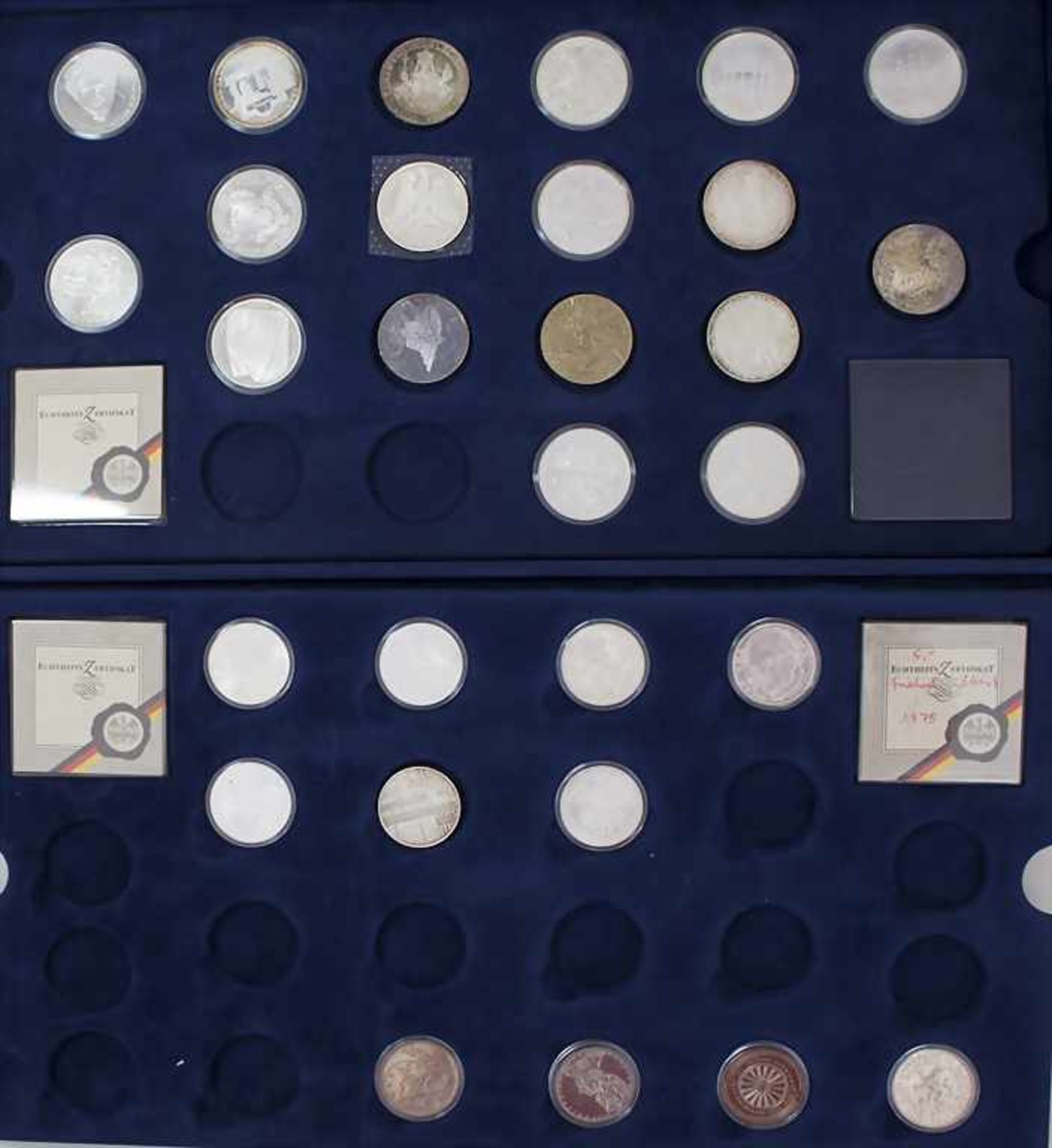Sammlung 5 und 10 DM Gedenkmünzen / A collection of 5 and 10 DM commemorative coinsBestehend aus:* 7