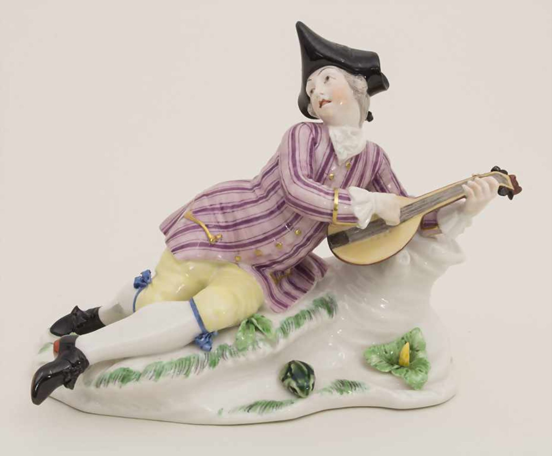 Laute spielender Schäfer / A shepherd playing on a lute, Franz Anton Bustelli, Nymphenburg, 1.