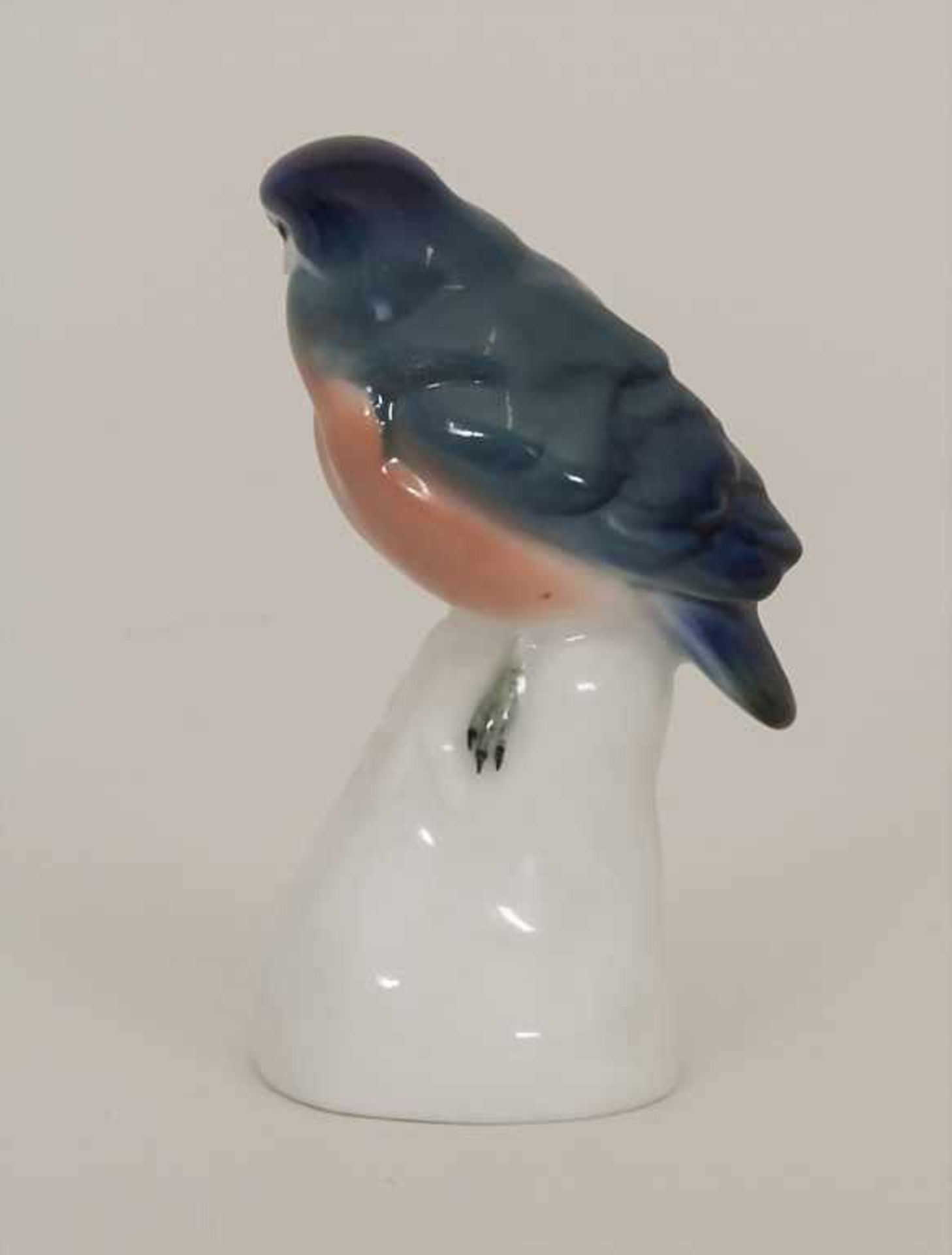 Kleiner Eisvogel / A kingfisher, Karl Ens, Volkstedt, um 1930Material: Porzellan, polychrom bemalt - Bild 3 aus 5