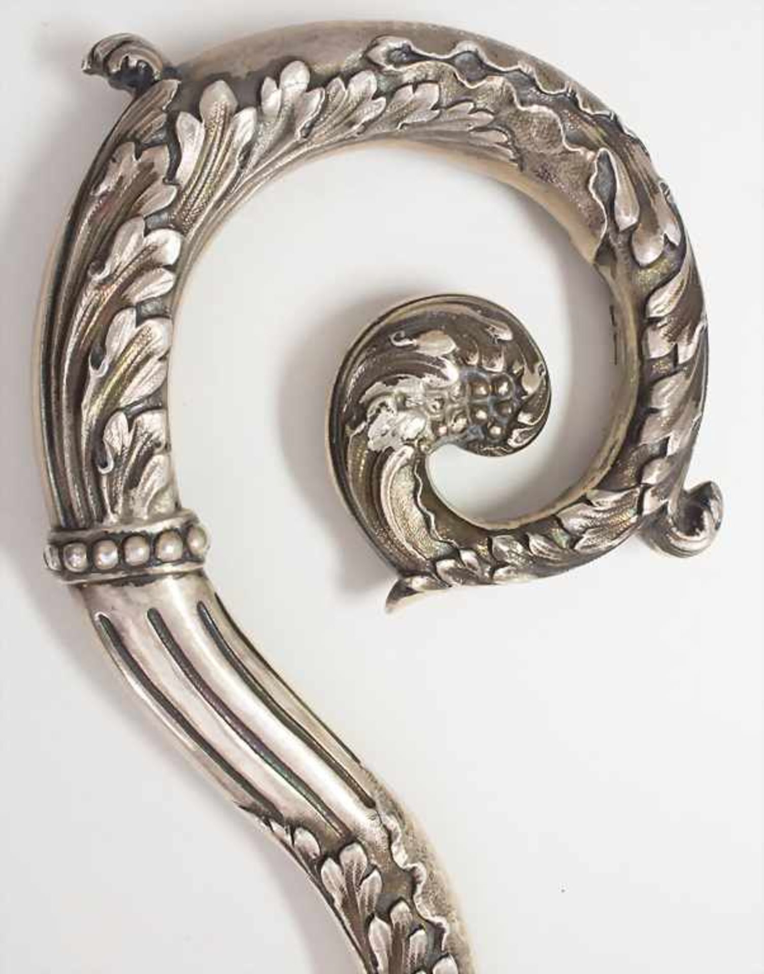 Griff eines Bischofsstabs / The silver handle from a bishop's crozier, Frankreich, 19. Jh. - Image 4 of 4