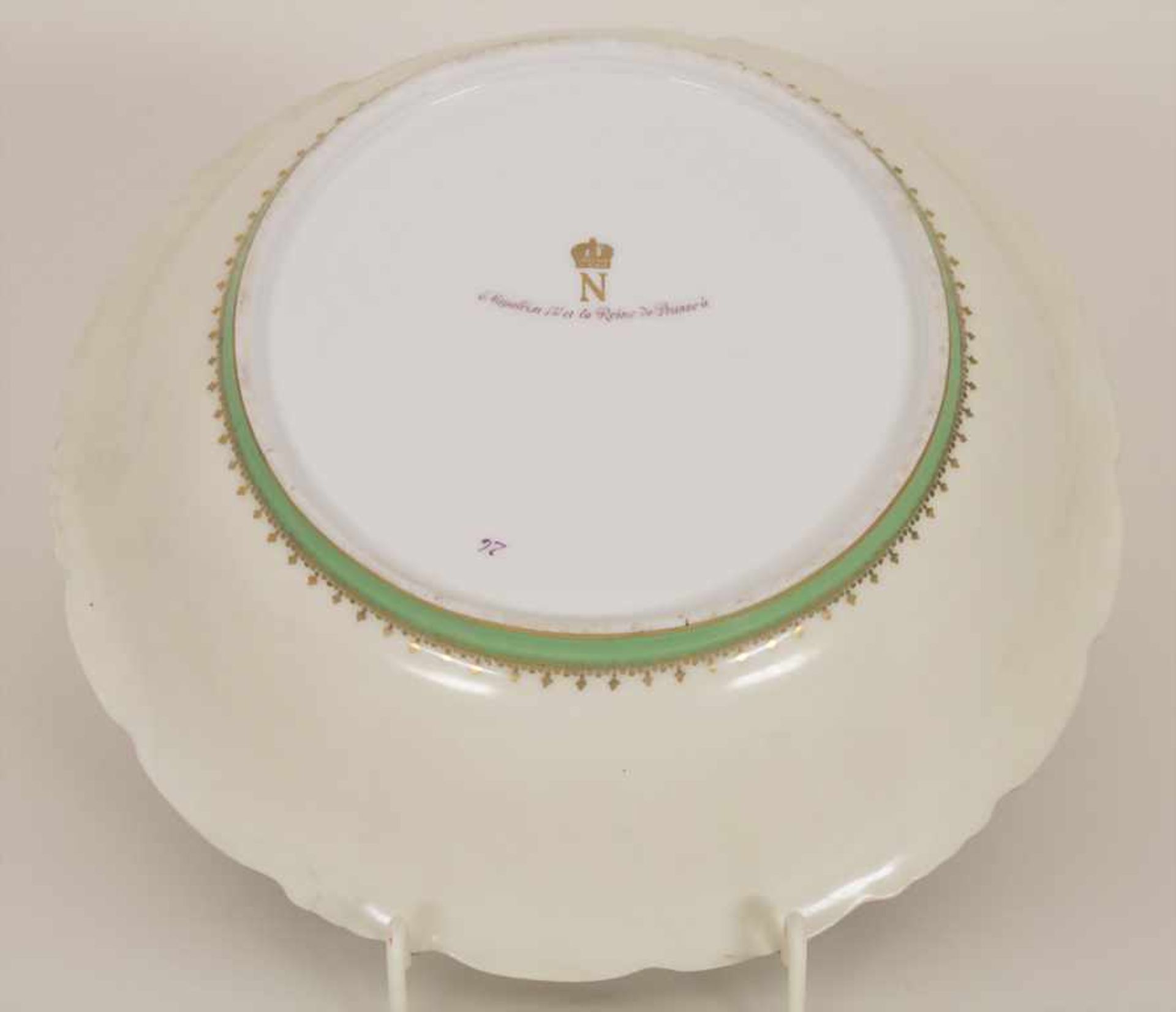Prunkschale 'Napoléon 1er et la Reine de Prusse' / A splendid bowl depicting Napoleon I. and the - Bild 3 aus 4