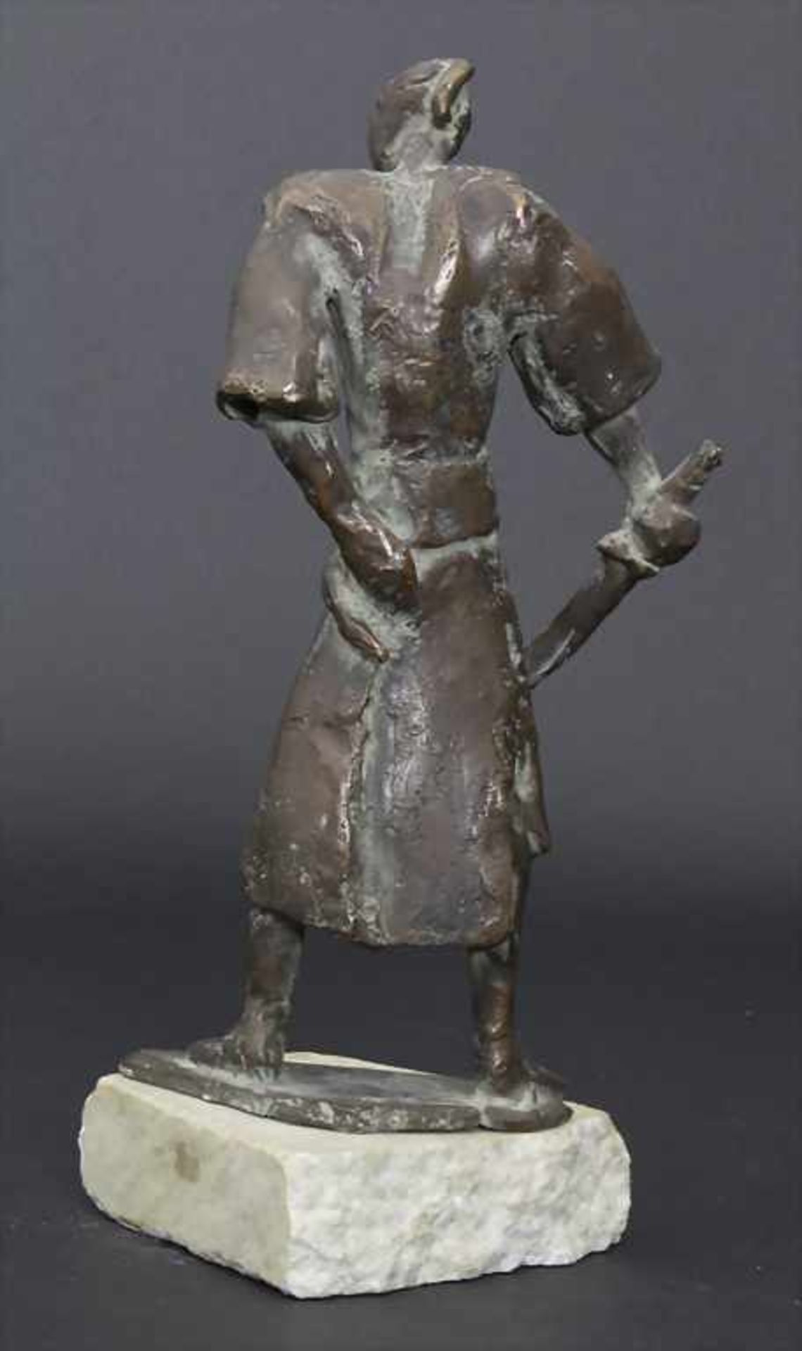 Henryk Bakalarczyk (20.-21. Jh.) (Zuschreibung / Attributed), Bronzefigur 'Samurai' / A bronze - Bild 3 aus 5