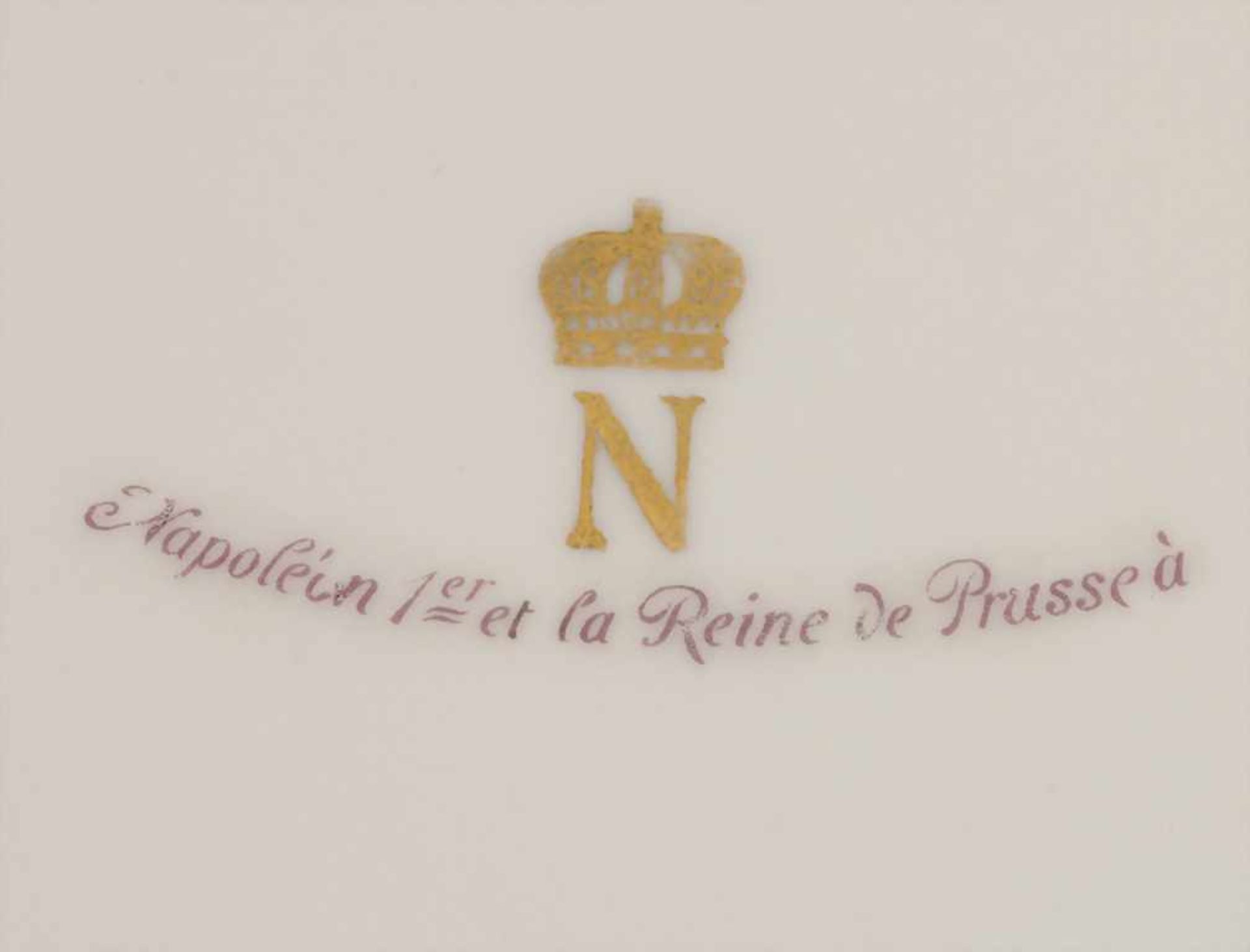 Prunkschale 'Napoléon 1er et la Reine de Prusse' / A splendid bowl depicting Napoleon I. and the - Bild 4 aus 4