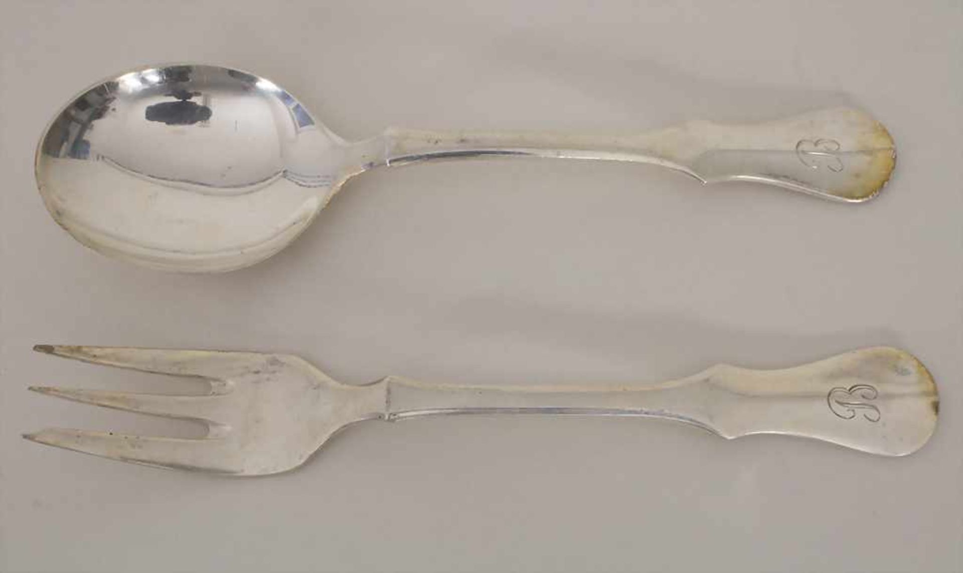 Dessertbesteck / A silver dessert cutlery, Robbe & Berking, Flensburg, 20. Jh.Set bestehend aus: - Image 2 of 6