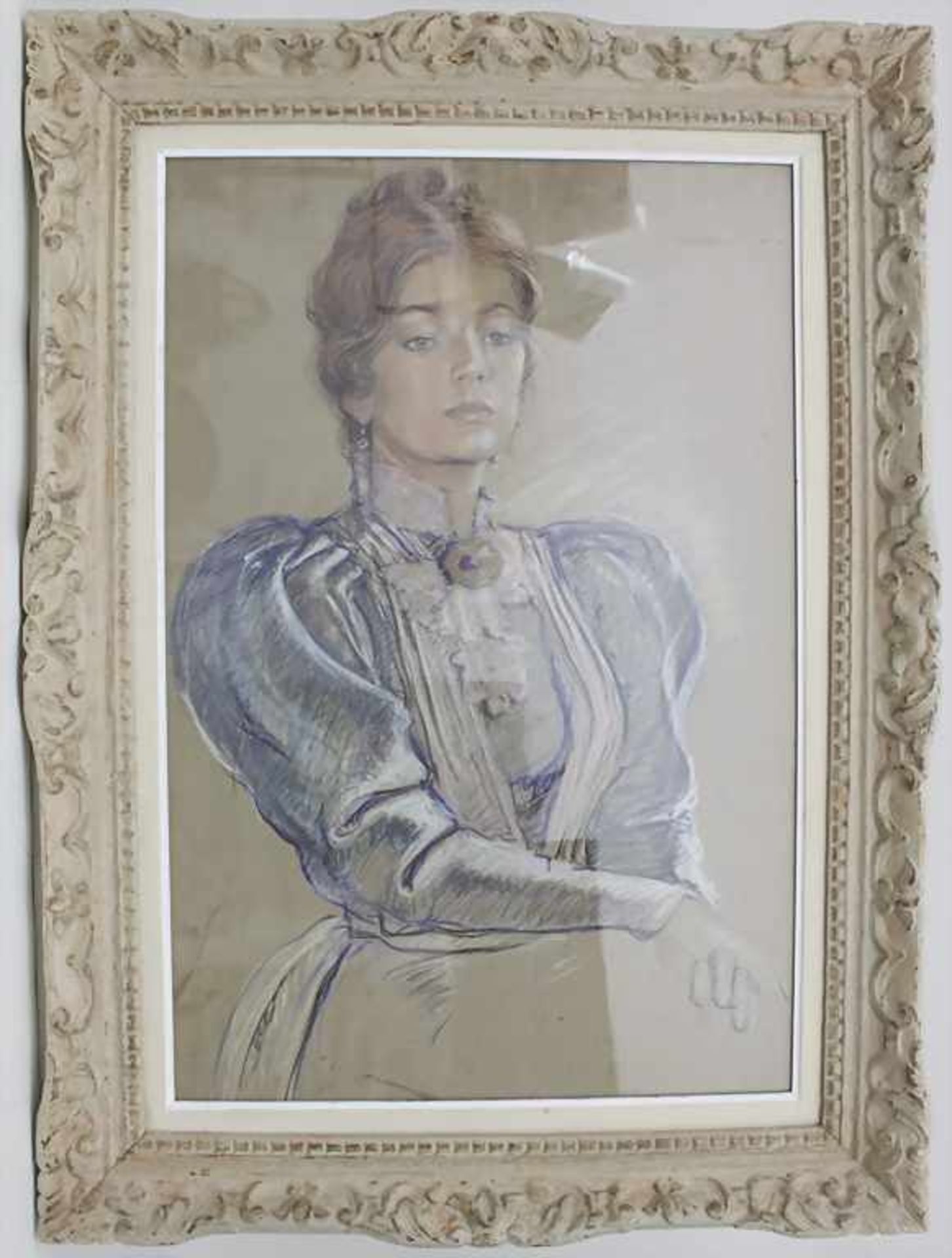 Künstler des 19./20. Jh., 'Porträt einer jungen Dame' / 'A portrait of a young lady'Technik: - Bild 2 aus 4