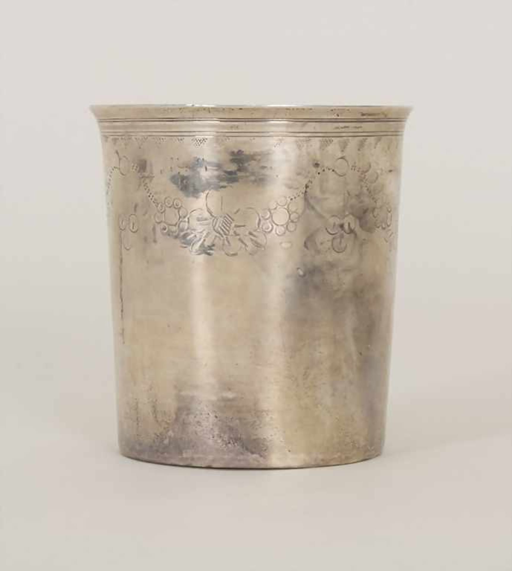 Becher / A silver beaker, Théodore Tonnelier, Paris, 1819-1838Material: 950er Silber, umlaufend