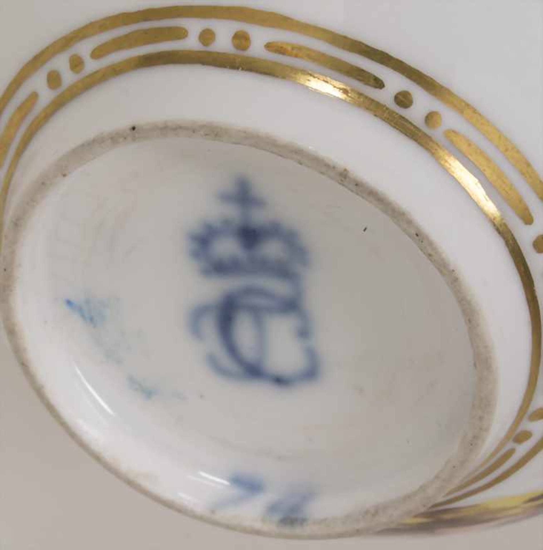 Tasse und Untertasse / A cup and saucer, Frankenthal, 1779Material: Porzellan, polychrom bemalt, - Bild 7 aus 7