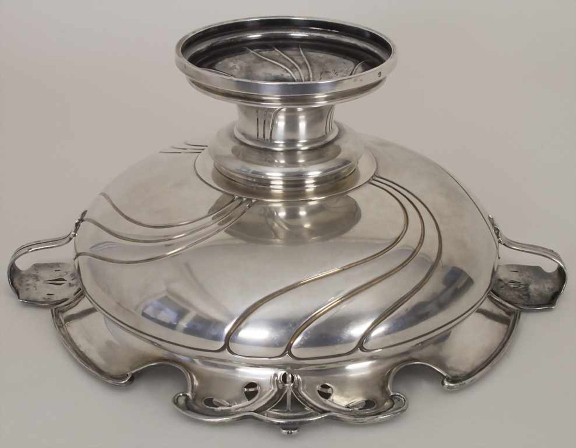 Jugendstil Obstschale / An Art Nouveau silver fruit bowl, Paris, um 1900Material: 950er Silber, - Image 6 of 10