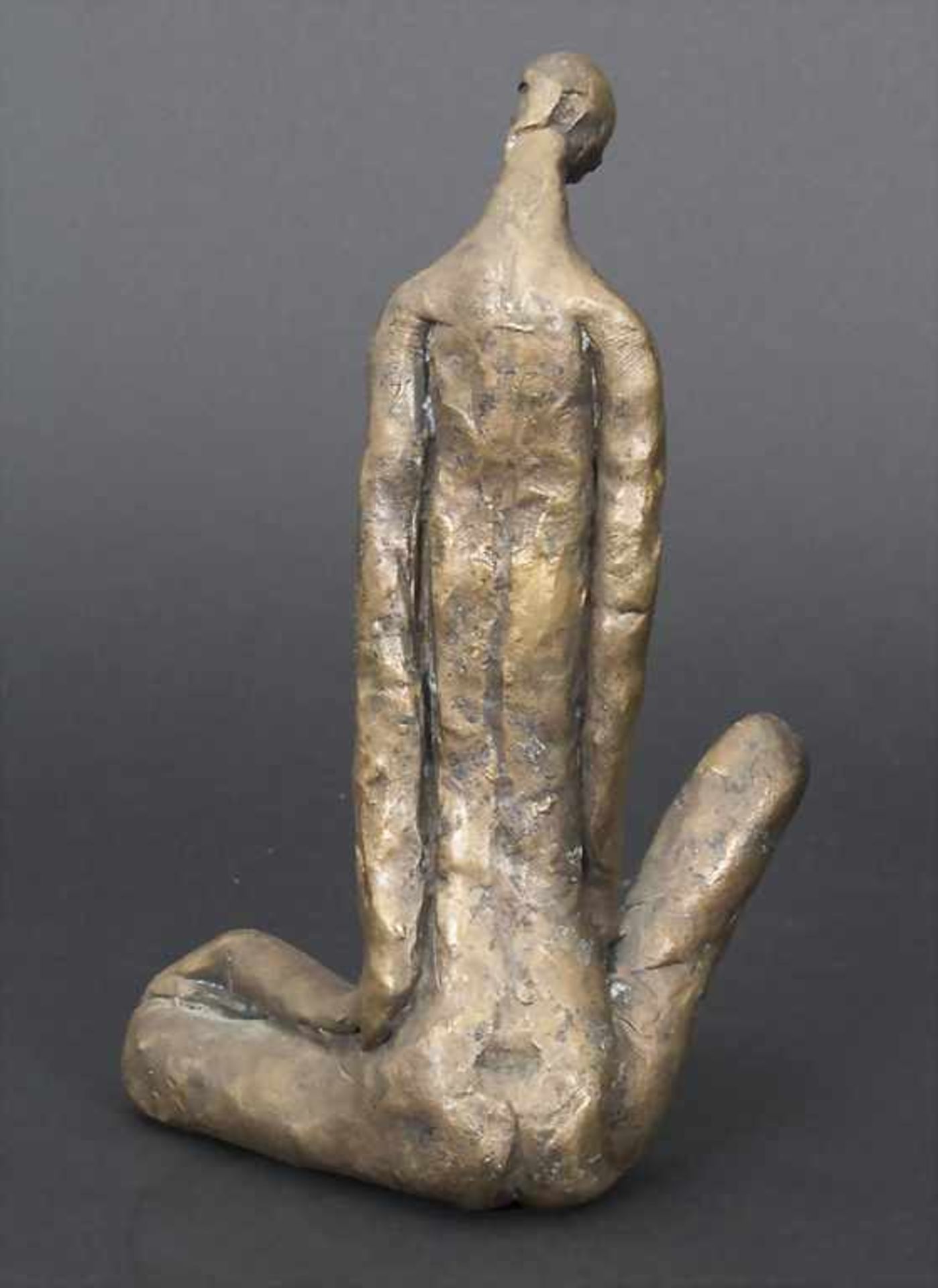 Künstler des 20. Jh. (wohl Bulgarien), 'Sitzender männlicher Akt' / 'A sitting male nude'Technik: - Bild 3 aus 5