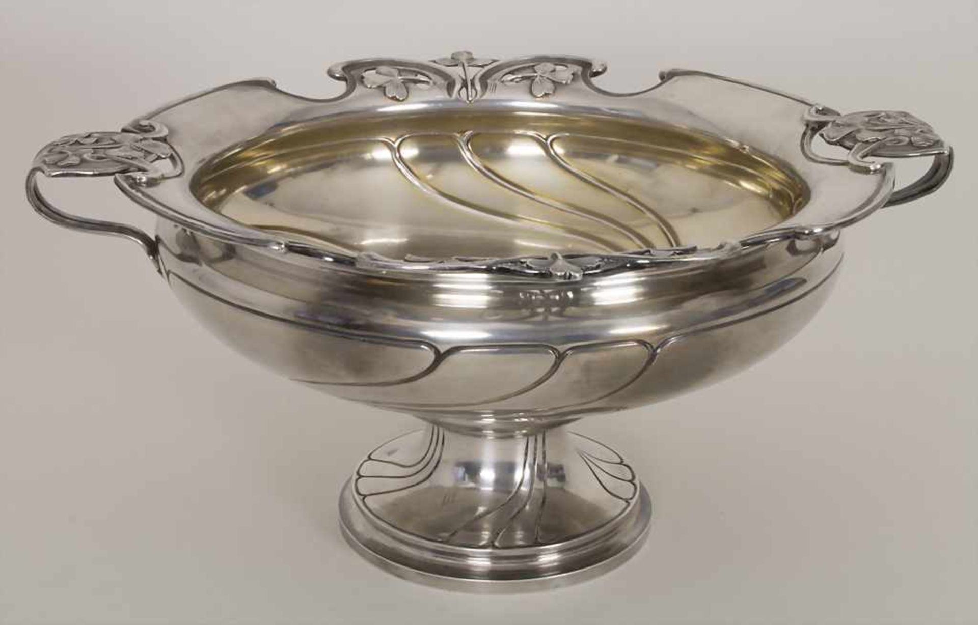 Jugendstil Obstschale / An Art Nouveau silver fruit bowl, Paris, um 1900Material: 950er Silber, - Image 3 of 10