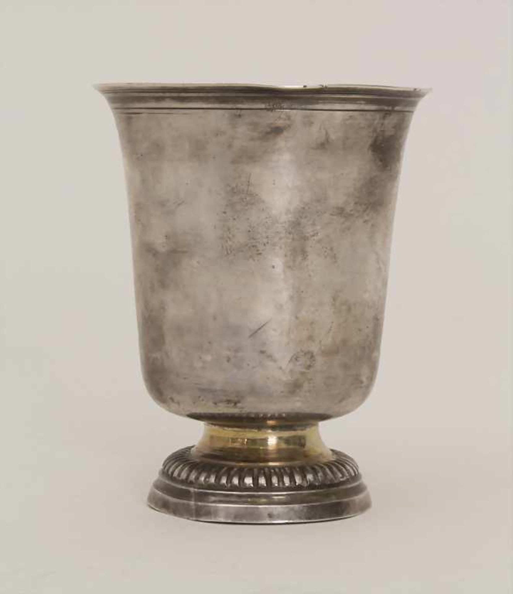 Becher / A silver beaker, Angers, 1798-1809Material: Silber, 950/000, Punzierung: Hahn (Coq) -Marke, - Image 2 of 6