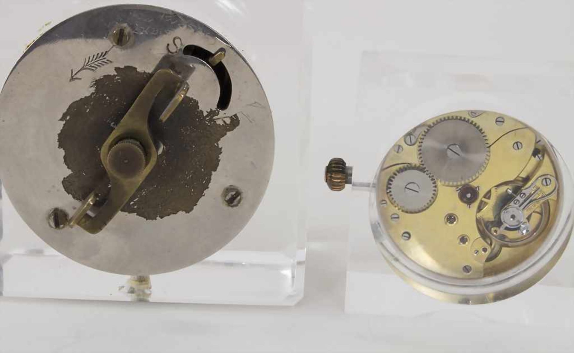 Konvolut Uhren / A set of watchesBestehend aus einer Stempeluhr Fa. ERFU mit Pat. Nr. 854442, ein TU - Image 7 of 7