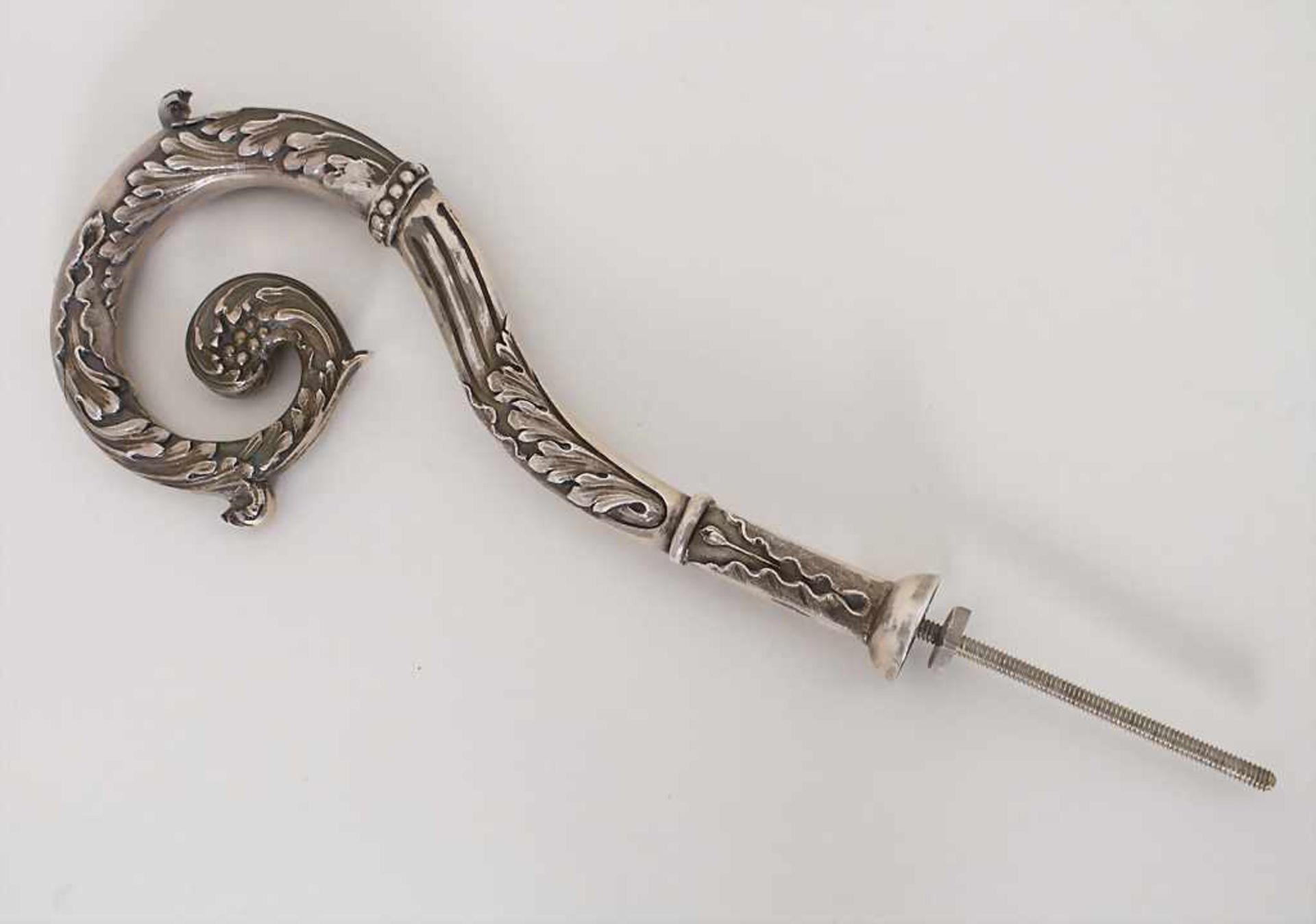 Griff eines Bischofsstabs / The silver handle from a bishop's crozier, Frankreich, 19. Jh.