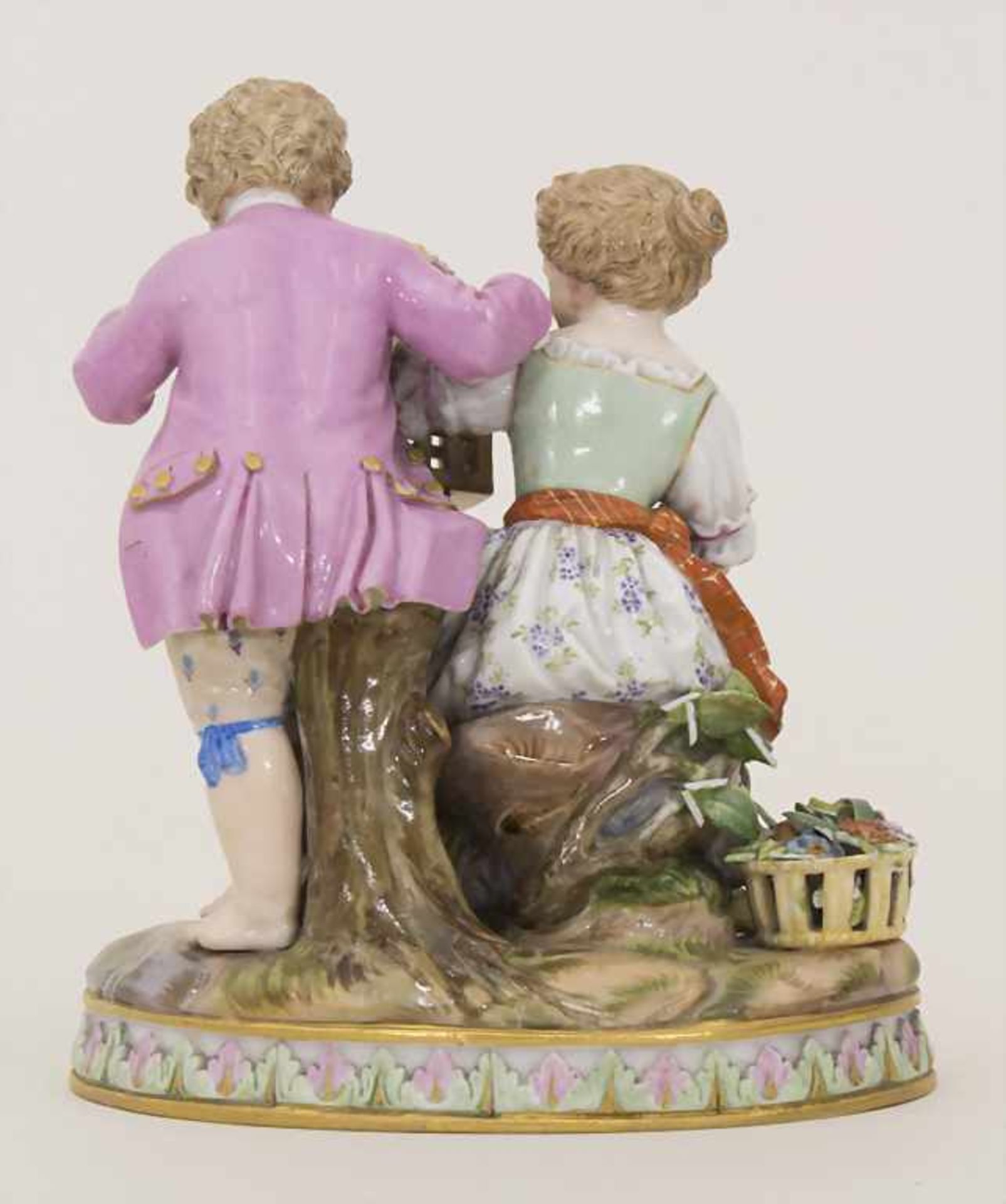 Gärtnerkinder 'Der Frühling' / Gardener's children 'The spring', Meissen, 1860-1924Material: - Bild 2 aus 8