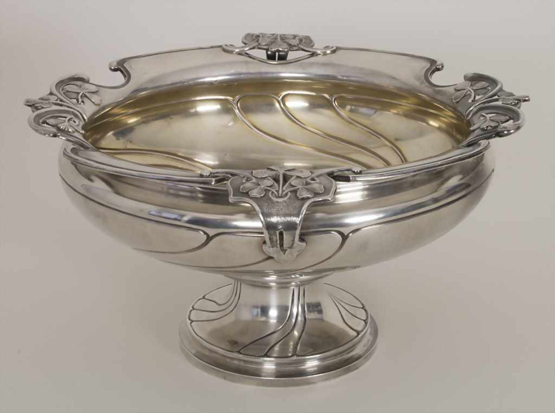 Jugendstil Obstschale / An Art Nouveau silver fruit bowl, Paris, um 1900Material: 950er Silber, - Image 2 of 10