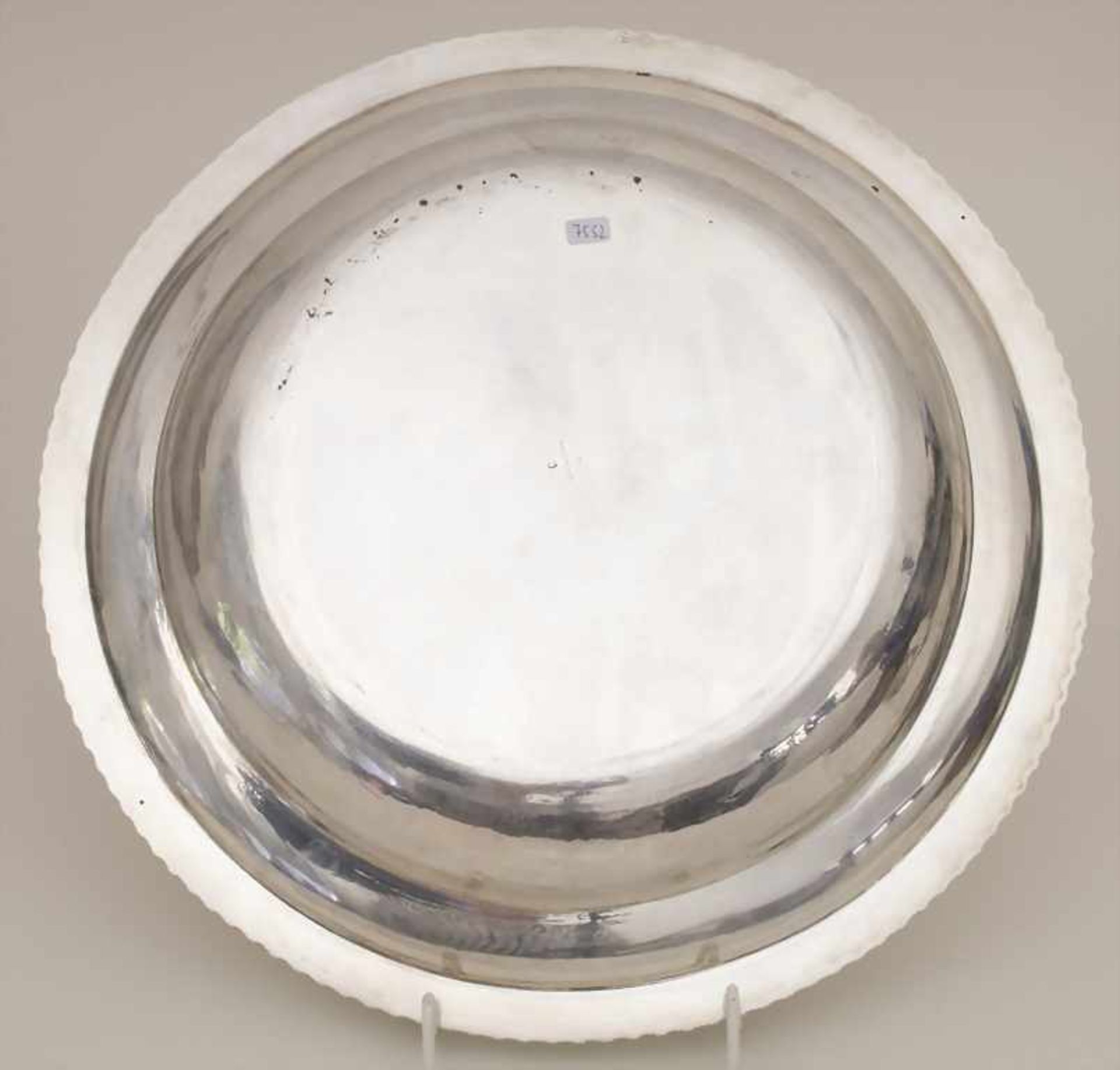 Runde Platte / A silver plate, Piault-Linzeler, Paris, nach 1839 - Bild 2 aus 3