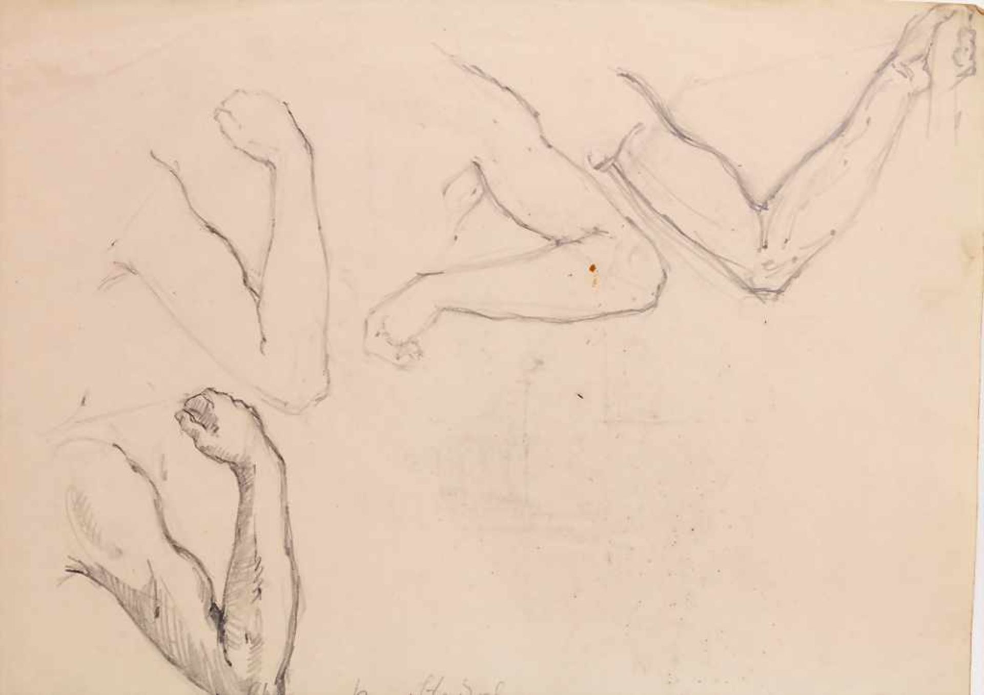 Hans Stadelmann (1876-1950), 'Konvolut Aktstudien' / 'A set of nude studies' - Bild 4 aus 6