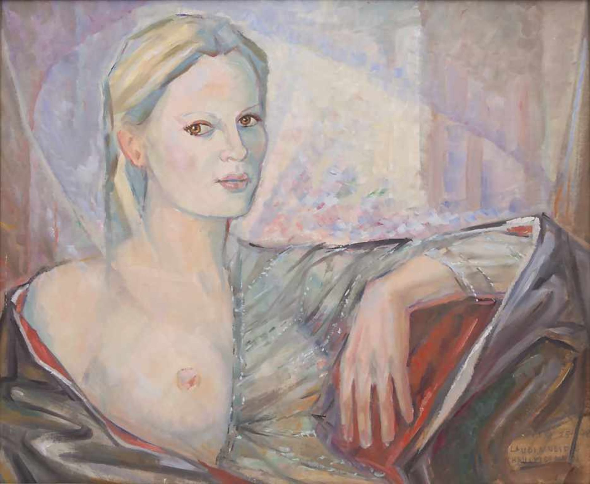 Hardy Schneider-Sato (1919-2002), 'Porträt der Schauspielerin Claudia Neidig' / 'A portrait of the