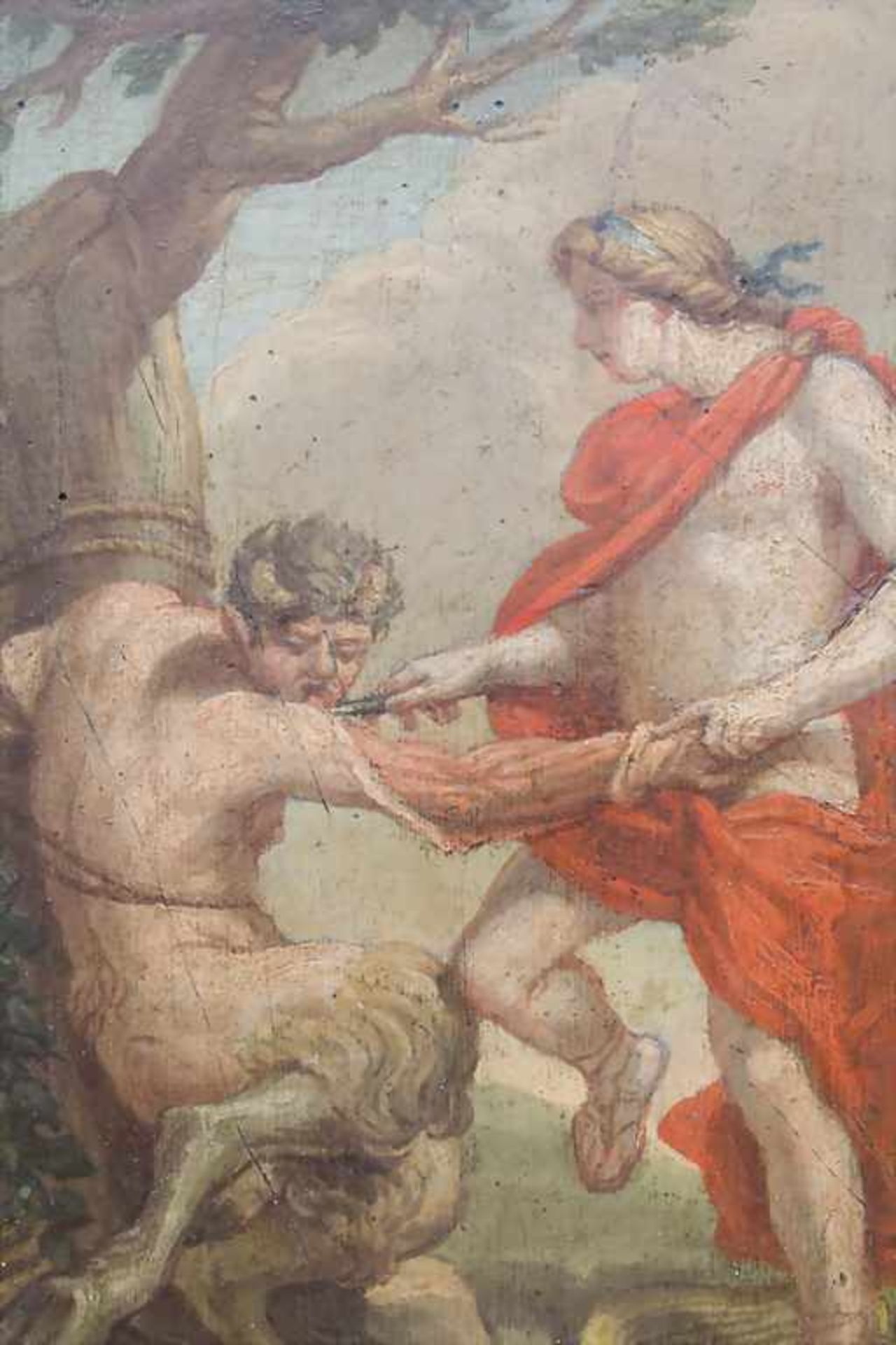Künstler des 18. Jh., 'Apollon häutet den Satyr Marsyas' / 'Apoll skins the satyr Marsyas'<b - Image 2 of 3