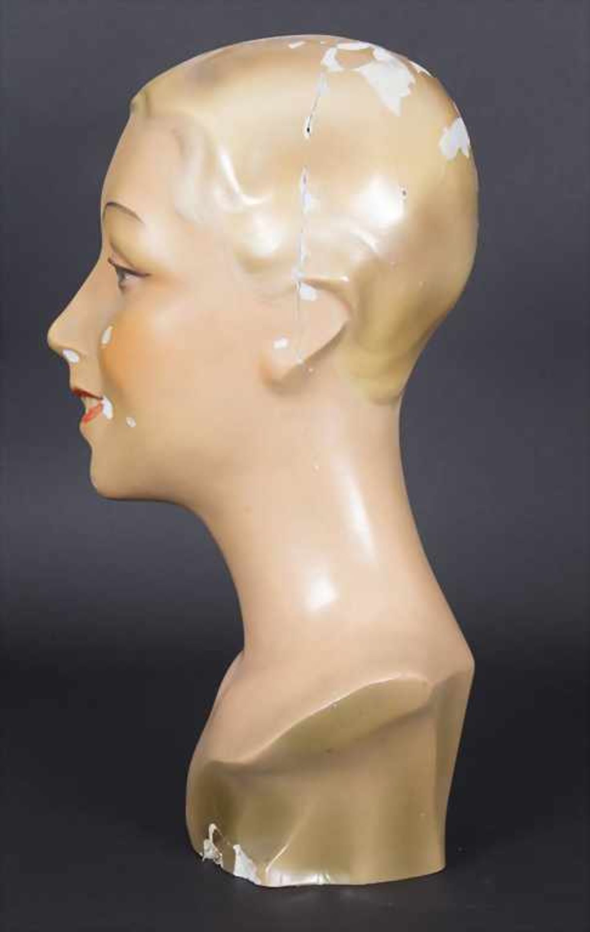 Schaufensterbüste / A shop window bust, um 1930< - Bild 2 aus 6