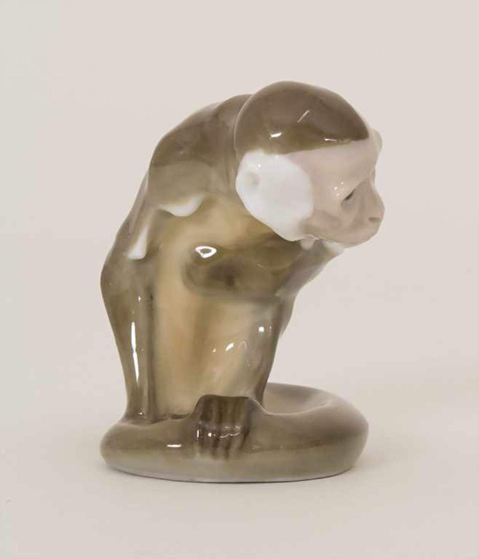 Jugendstil-Tierfigur eines Kapuzineräffchens / An Art Nouveau animal figurine of a capuchin - Bild 2 aus 5