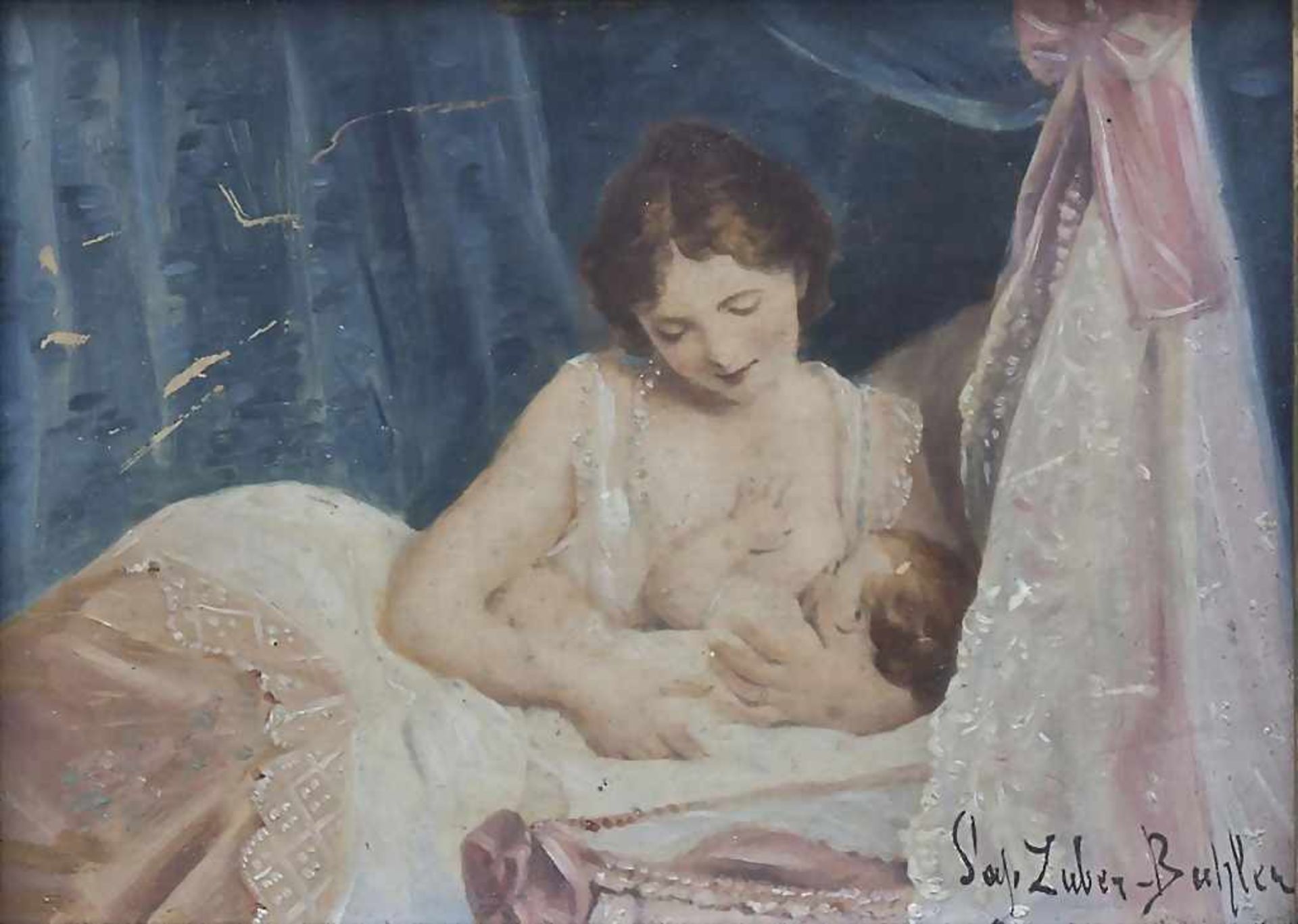 Mutter mit Kind/Mother With Child, Kopie nach Fritz Zuber-Bühler (1822-1896)<