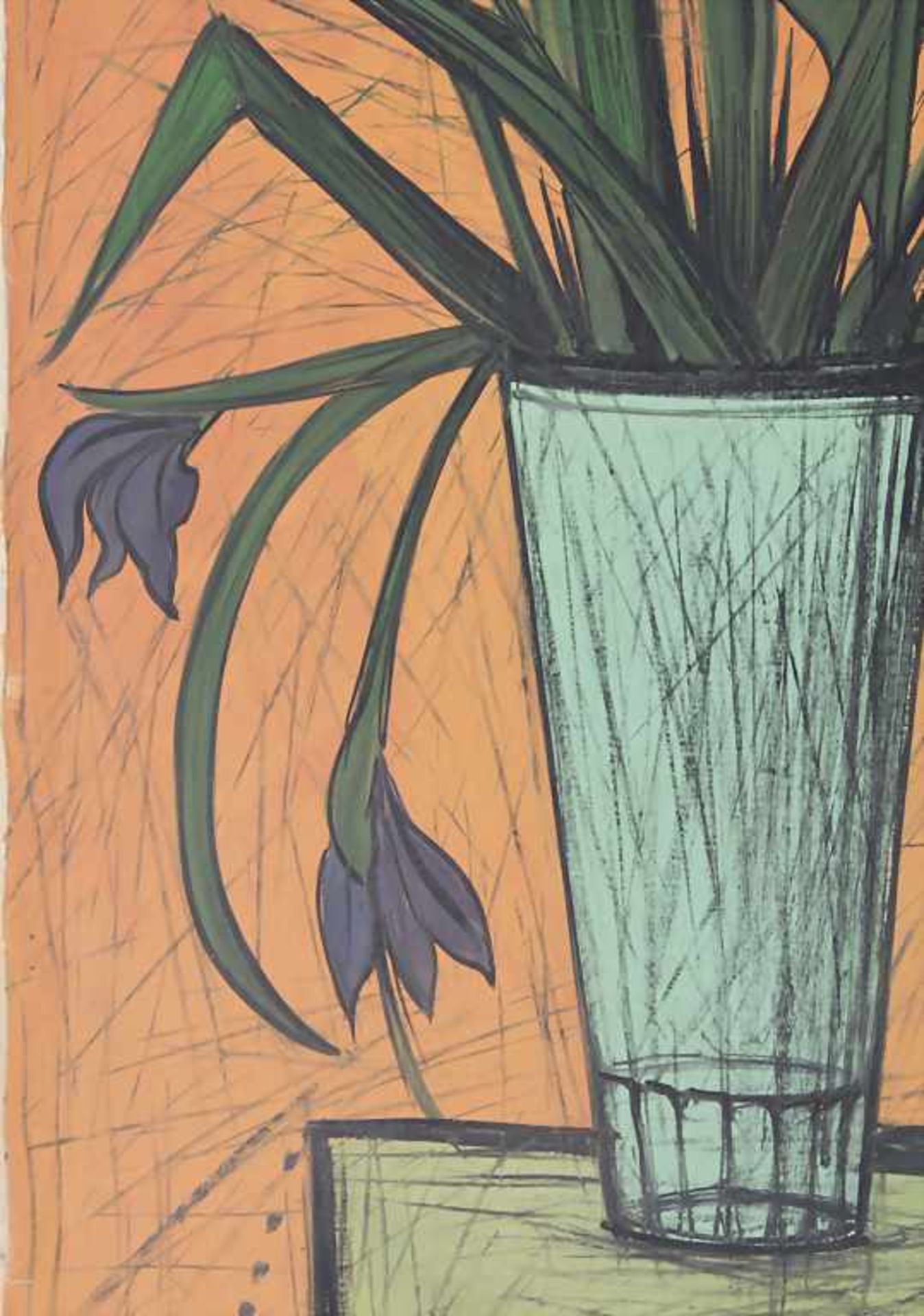 Bernard Buffet (1928-1999) (Nach / After) / 'Blumen in einer Vase' / 'Flowers in a vase' - Bild 2 aus 3