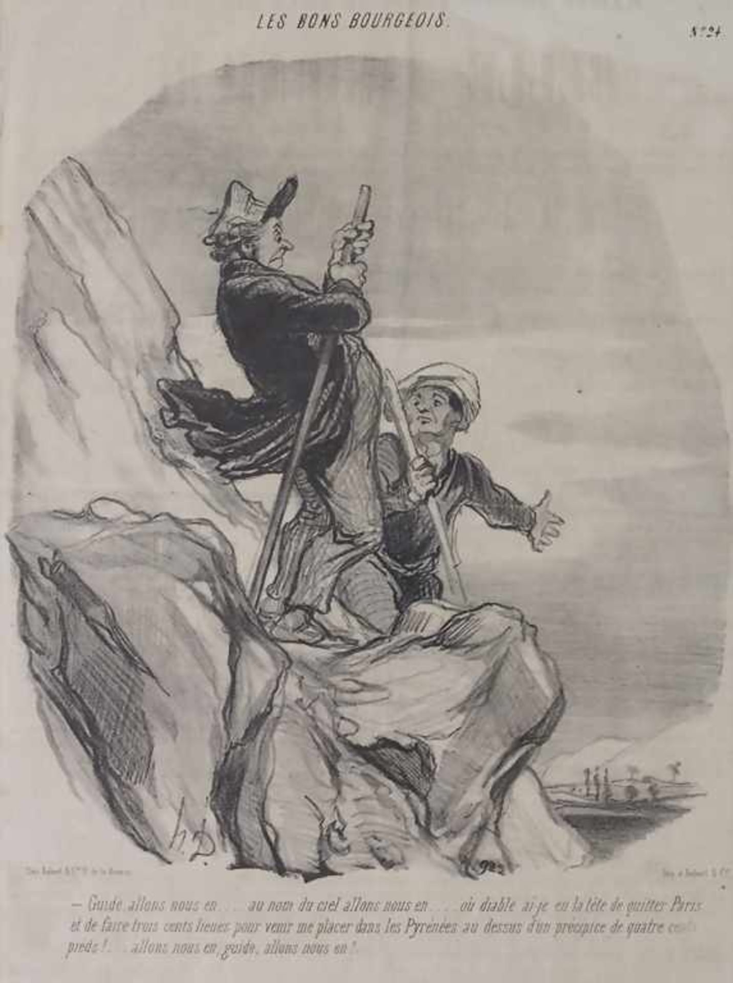 Honoré Daumier (1808-1879), 'Les Bons Bourgeois'<