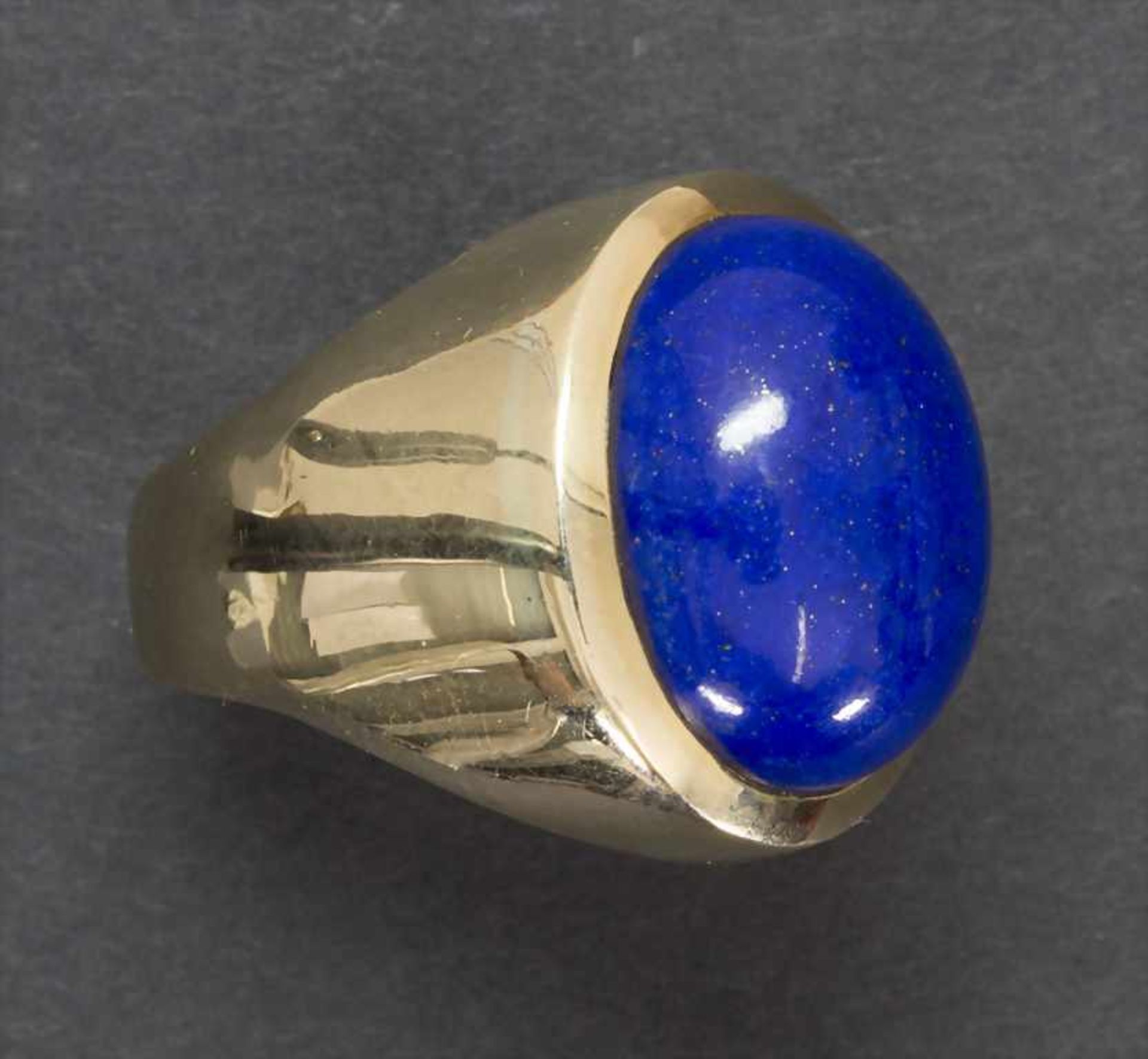 Herrenring mit Lapislazuli / A men's ring with lapis lazuli - Image 3 of 3