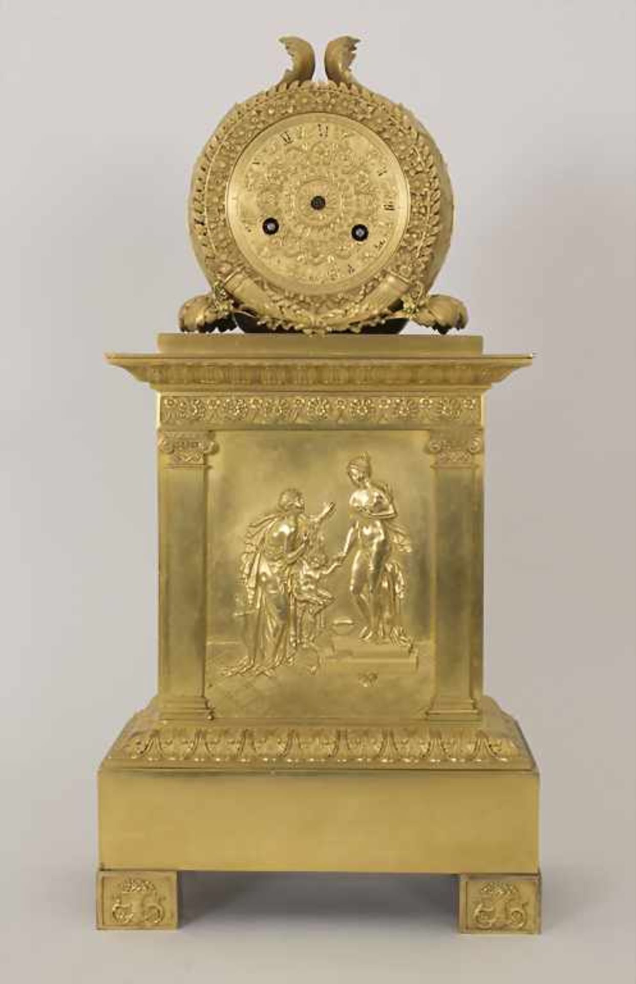 Empire Pendule 'Die Künste' / An Empire clock 'The fine arts', Paris, um 1800< - Image 3 of 11