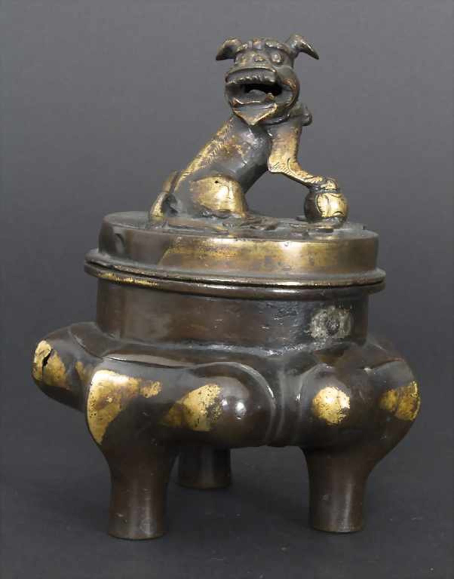 Goldsplash-Koro, China, späte Ming-Dynastie (1368-1644)<
