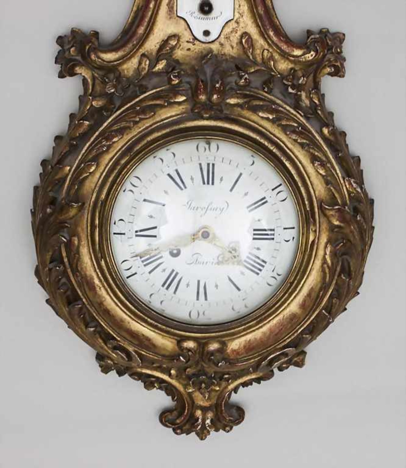 Louis-Seize-Wanduhr/ Clock, Jarossay Paris, um 1850 - Image 2 of 4