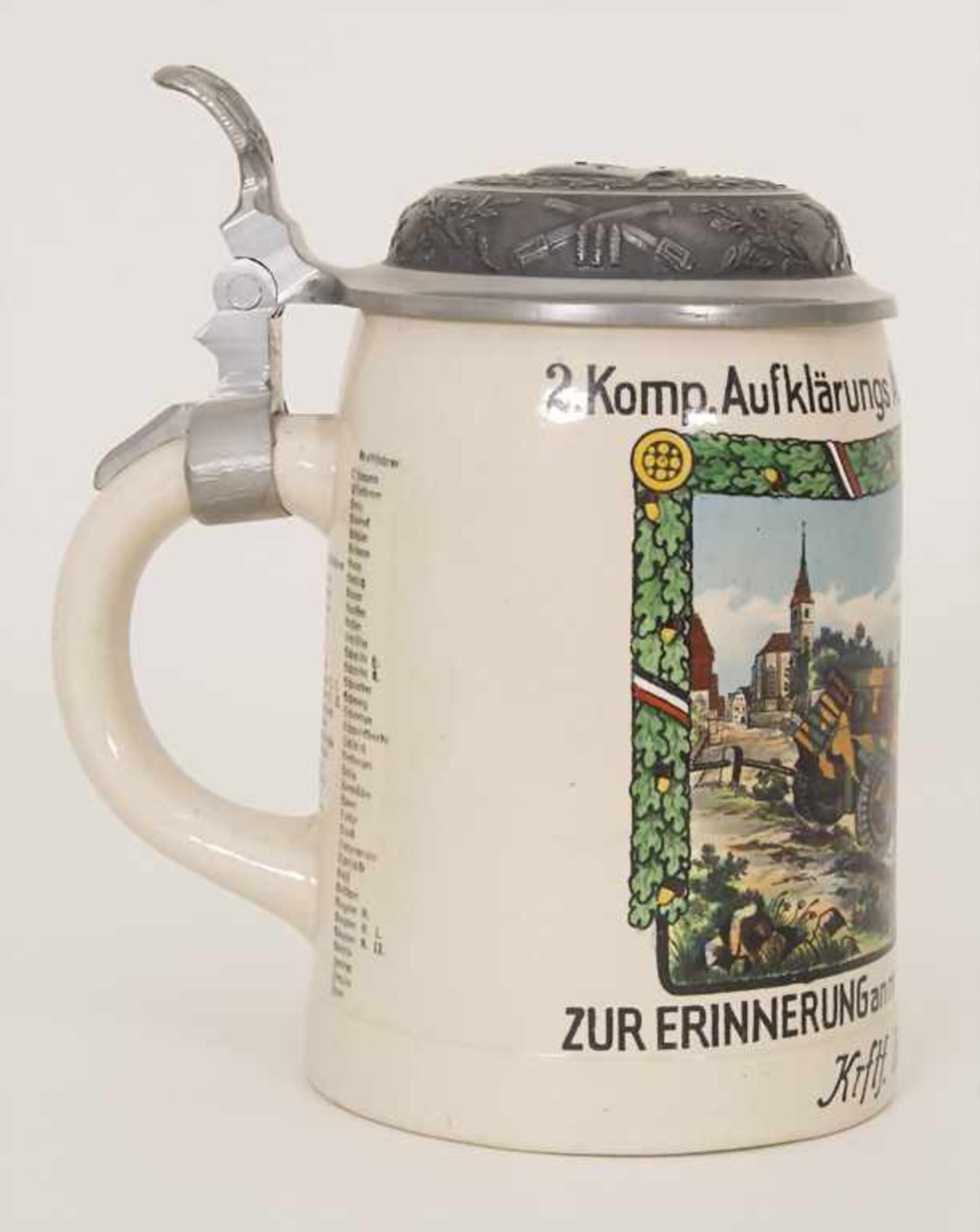 Reservistenkrug 0,5 L, 3. Reich, 2. Komp. Aufklärungs Abteilung 5 Kornwestheim, 1935/36< - Bild 7 aus 13