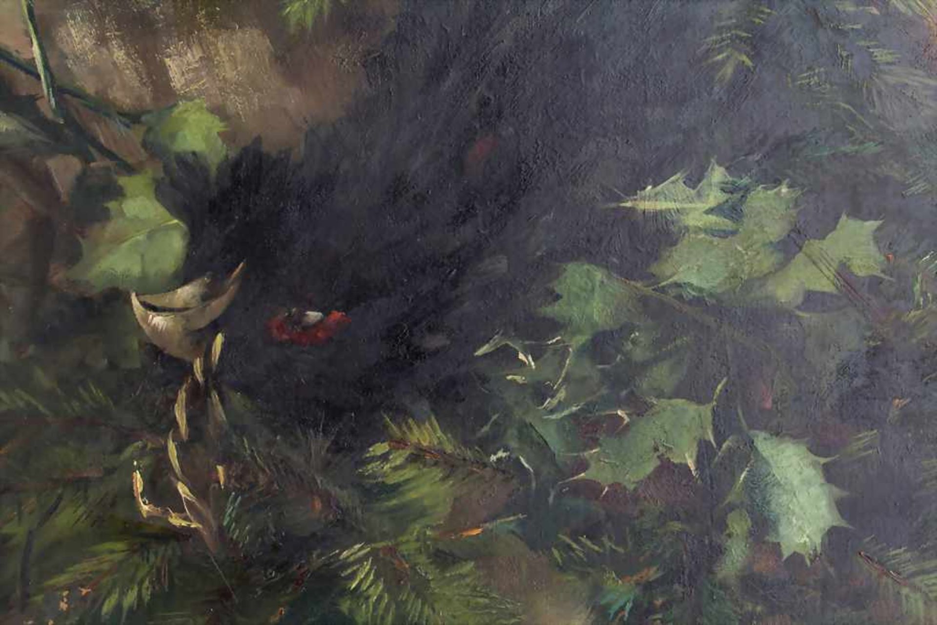 Künstler des 19./20. Jh., 'Nature morte mit Auerhahn' / 'A nature morte with capercaillie'< - Bild 2 aus 4