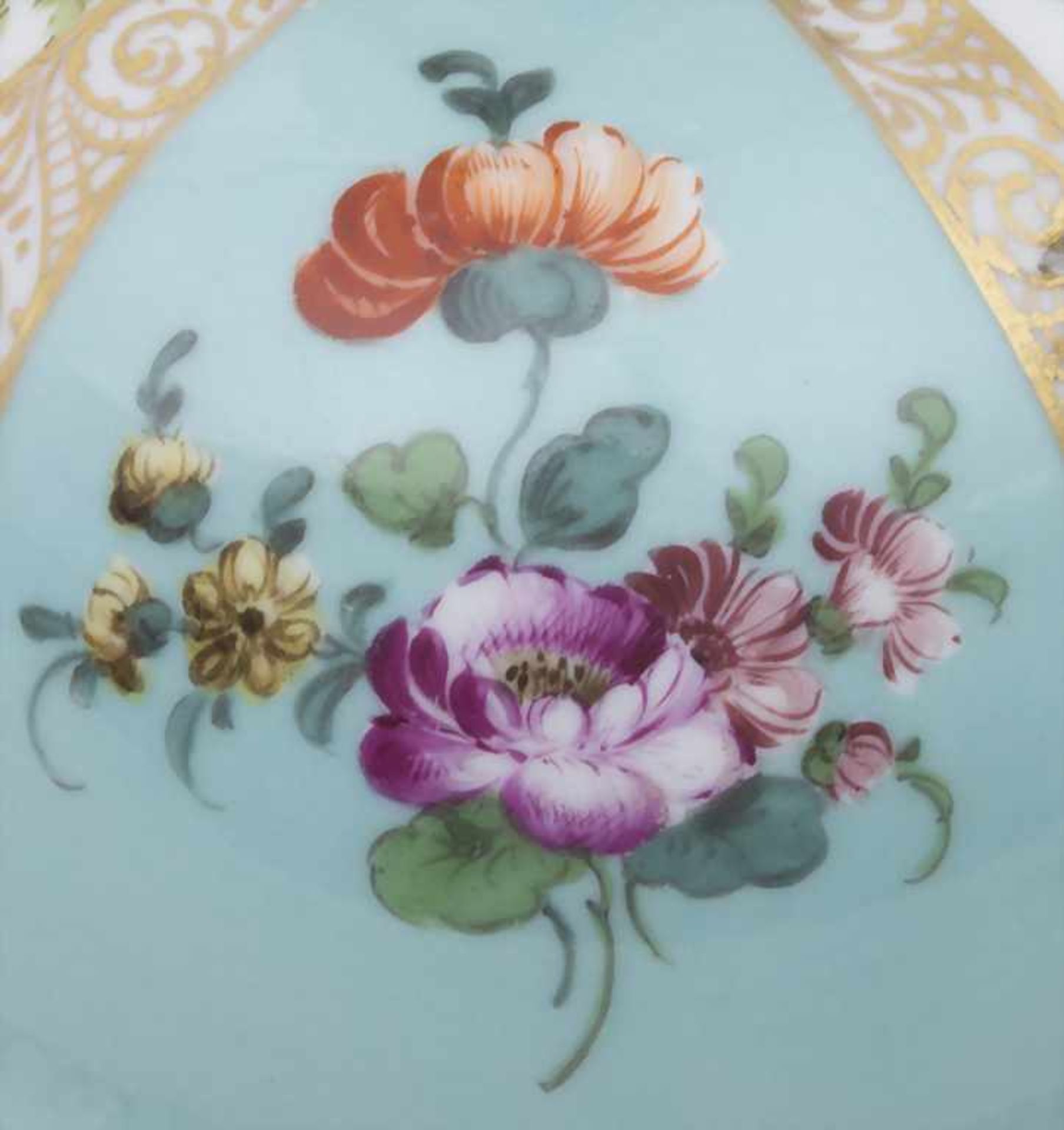 Große Deckelvase mit Vierfelderdekor / A vase with 4 field patterns, im Stil von Helena Wolfsohn, - Bild 4 aus 15