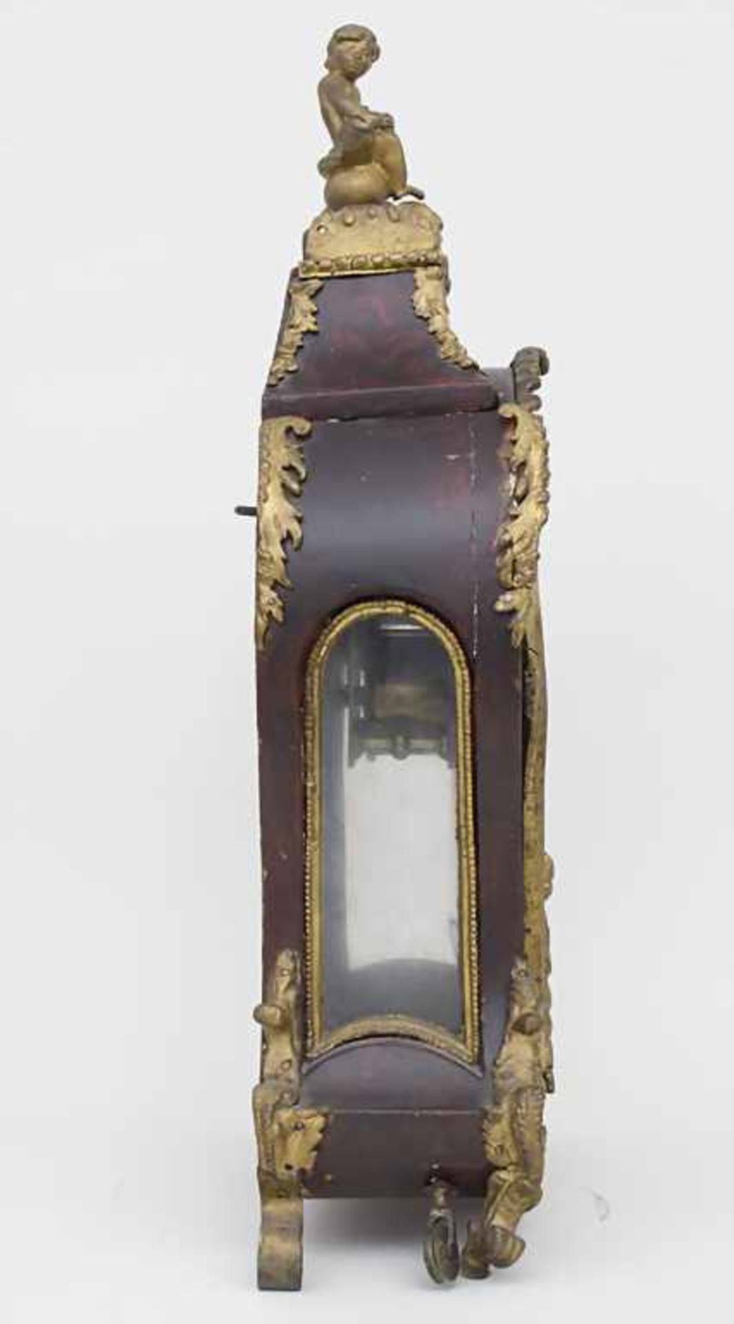 Louis XVI Carteluhr mit Wandkonsole / A French clock, Antoine Moszbruker à Saverne, um 1750< - Image 9 of 15
