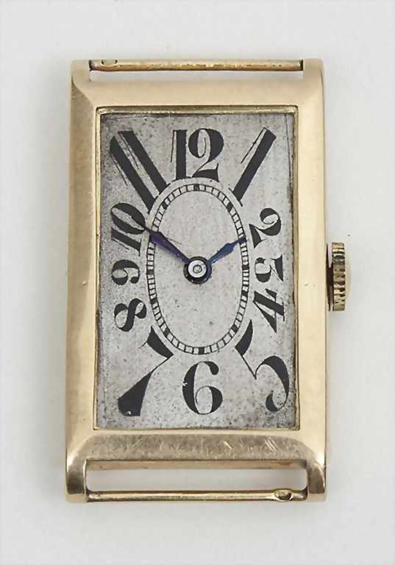 Art Decó Herrenarmbanduhr, Wrist Watch, Swiss, ca. 1925<