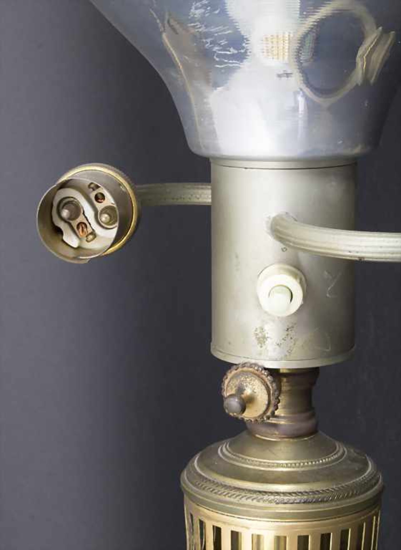 Art Déco Tischlampe / An Art Deco table lamp, China bzw. Frankreich, um 1925< - Bild 5 aus 6
