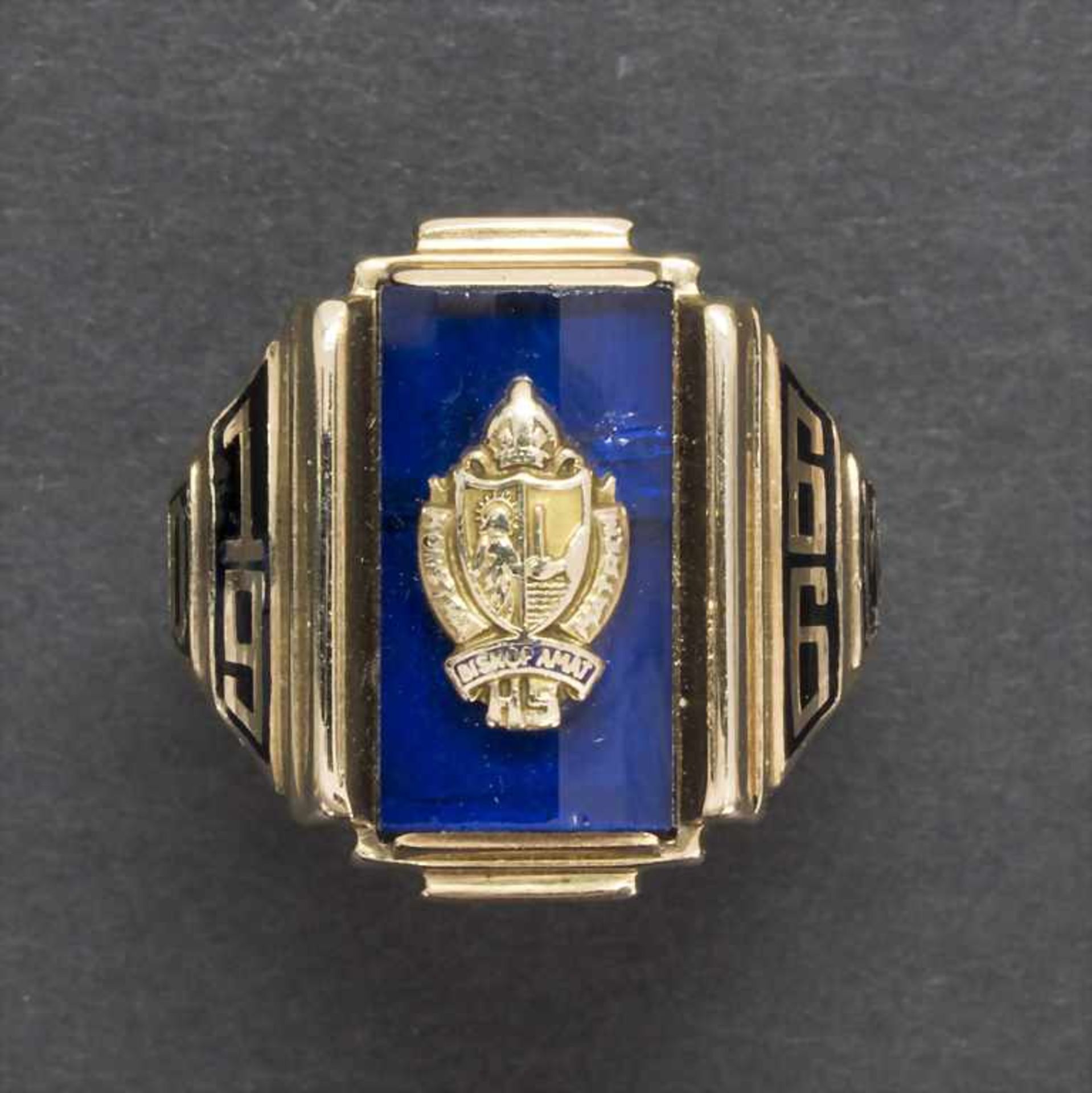 College Ring 'Bishop Amat Memorial High School, La Puente, California', 1966