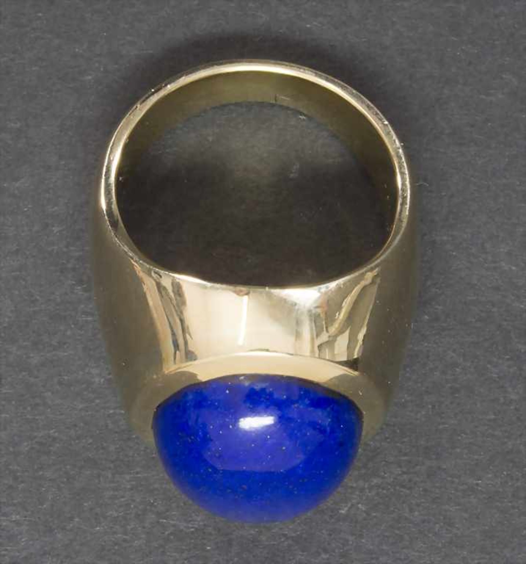 Herrenring mit Lapislazuli / A men's ring with lapis lazuli - Image 2 of 3