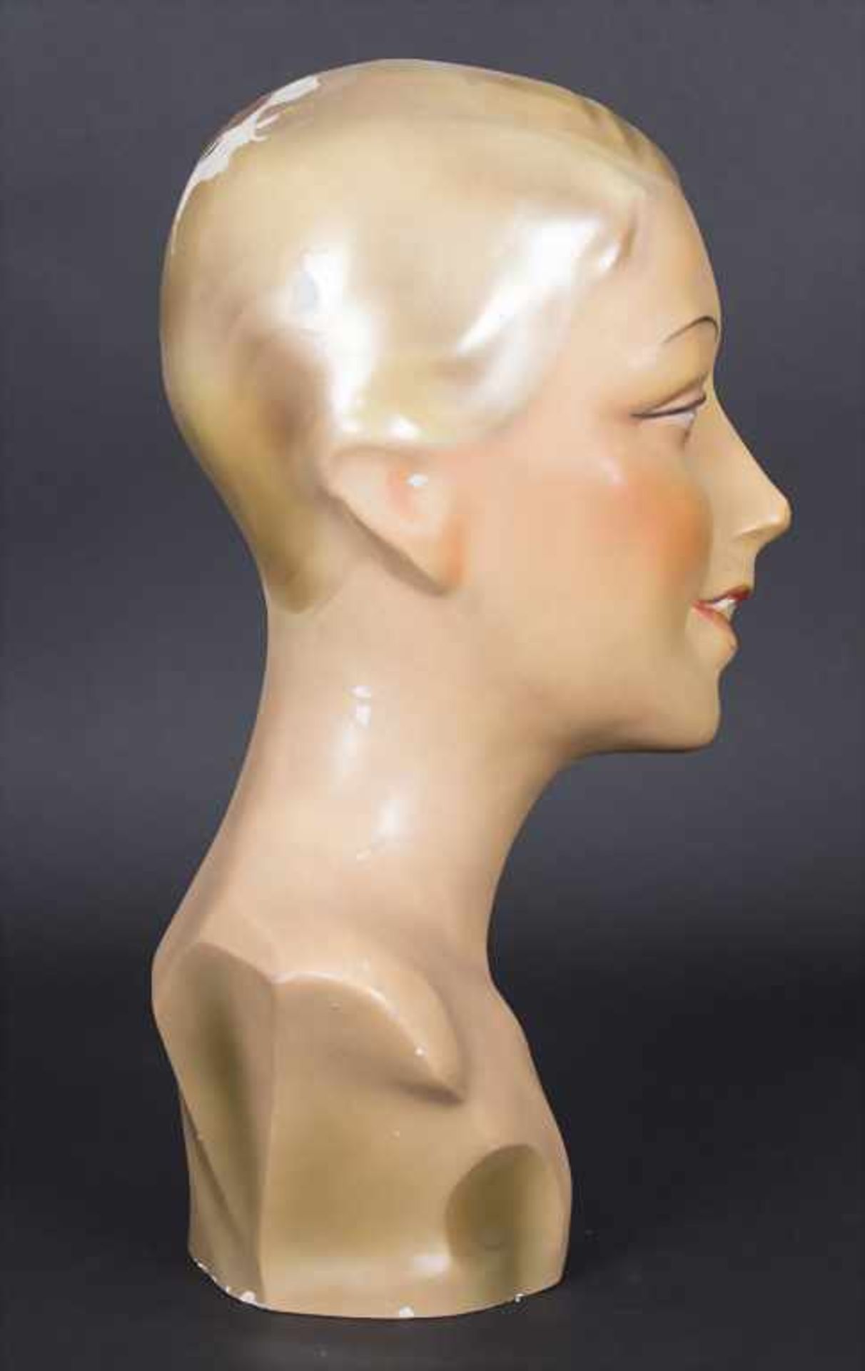 Schaufensterbüste / A shop window bust, um 1930< - Bild 4 aus 6