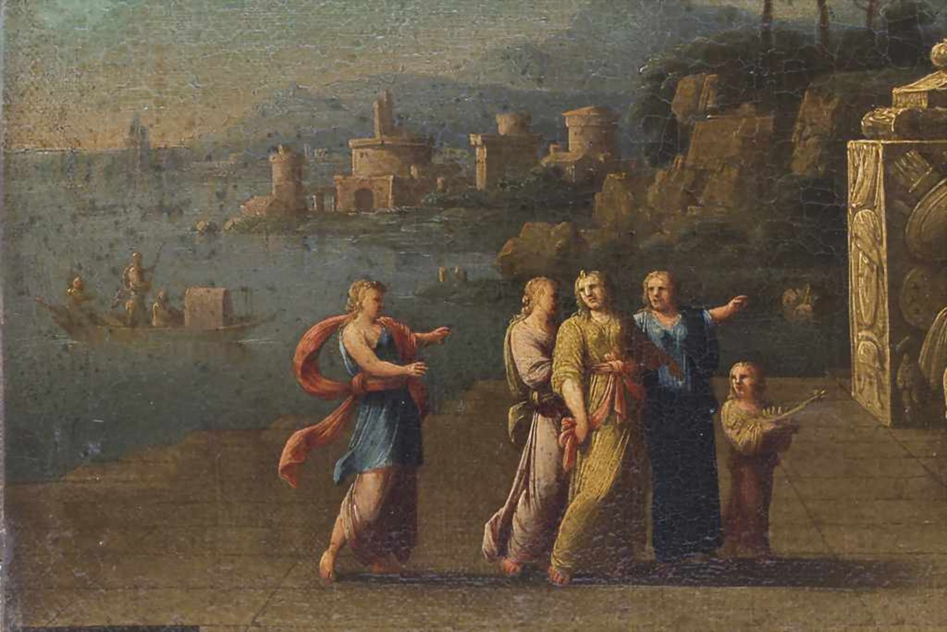 Francesco Pannini (1745-1812) (Zuschreibung / Attributed), 'Tempelruine Vesta mit Figurenstaffage' / - Image 2 of 8