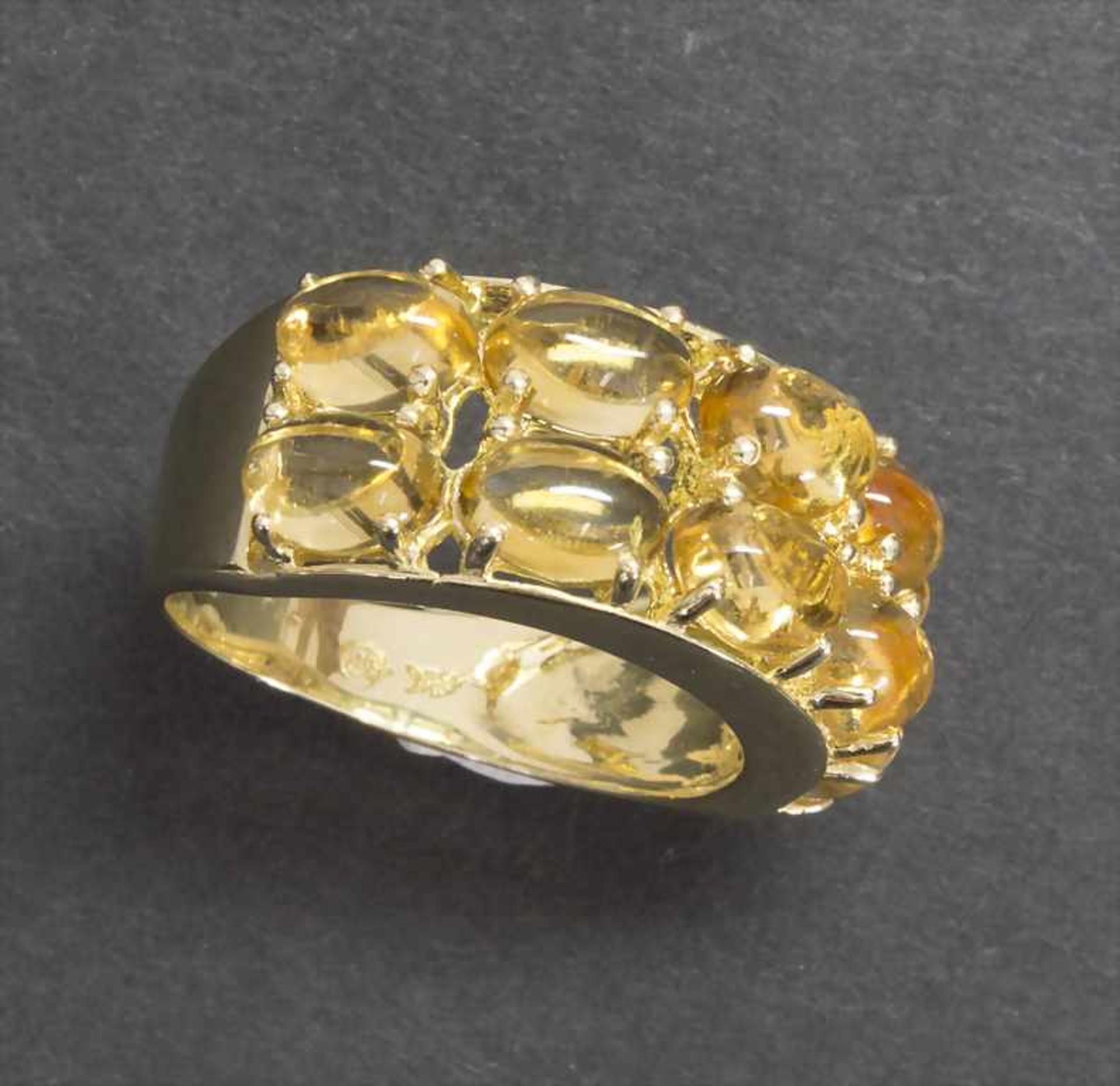 Damenring mit Citrin / A ladies ring with citrine - Image 3 of 3