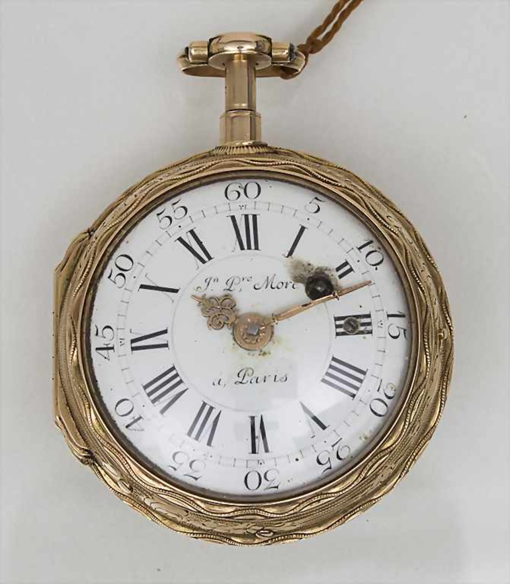 Offene Taschenuhr, Jean Pierre Moré a Paris, um 1770<