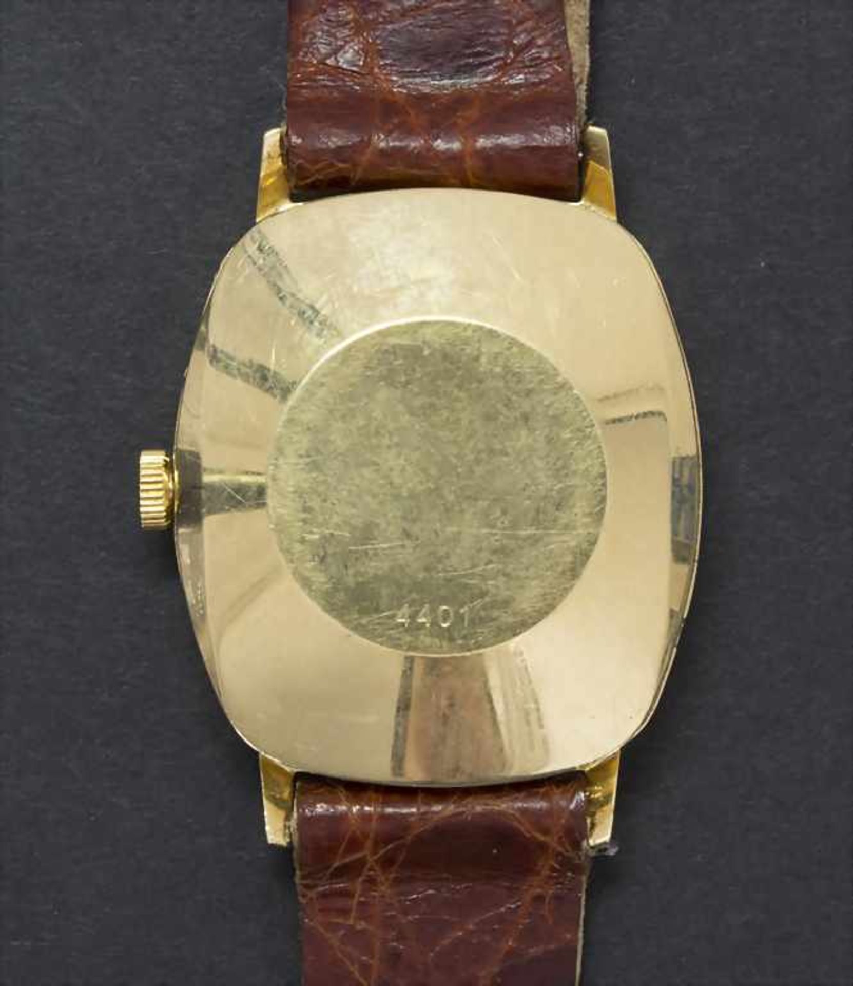 Herrenarmbanduhr mit Kalender / A men's wrist watch, Le Phare, Schweiz, um 2000 - Bild 2 aus 5