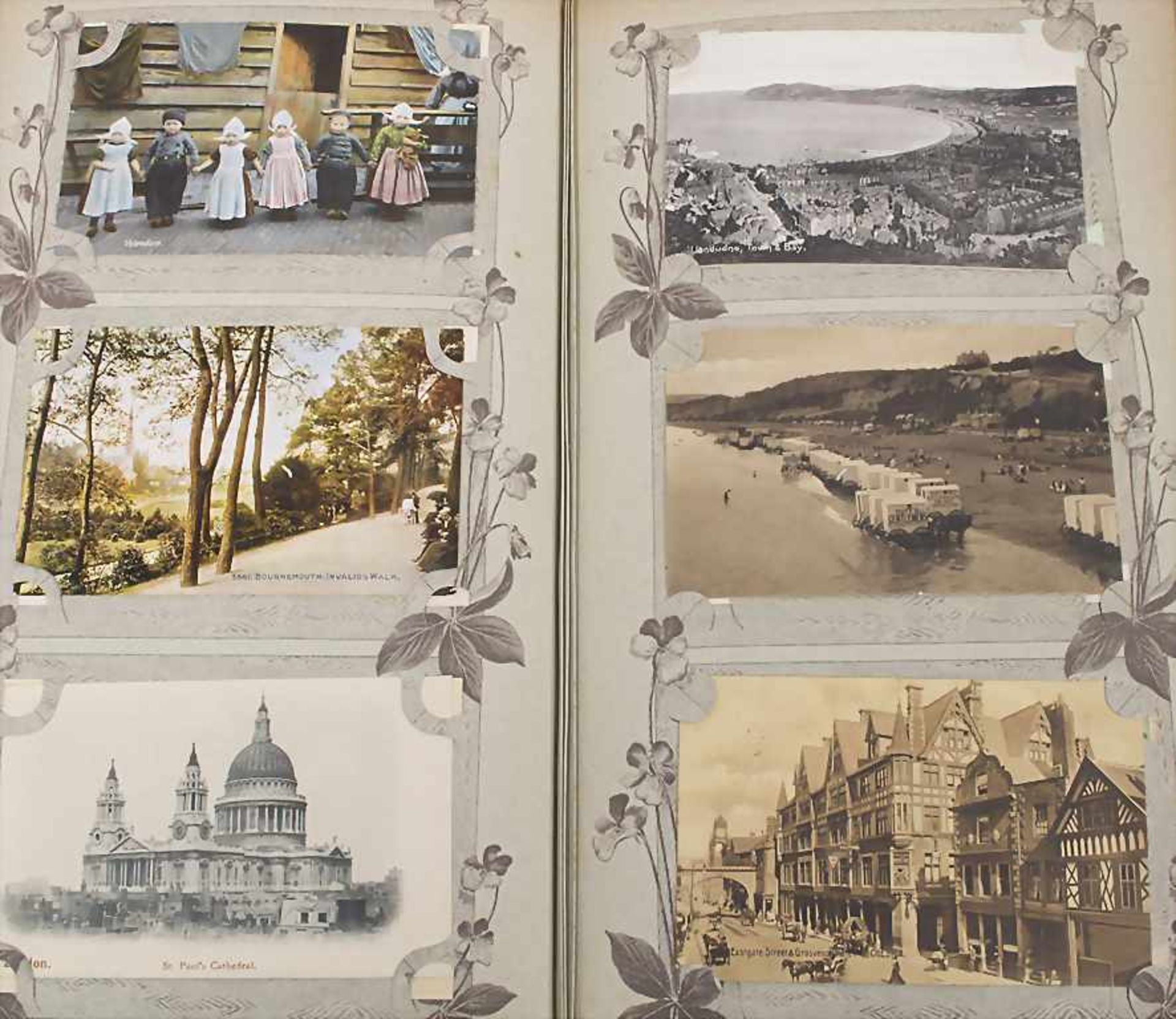 Ansichtskarten-Album / A postcard Album, um 1910 - Bild 6 aus 7